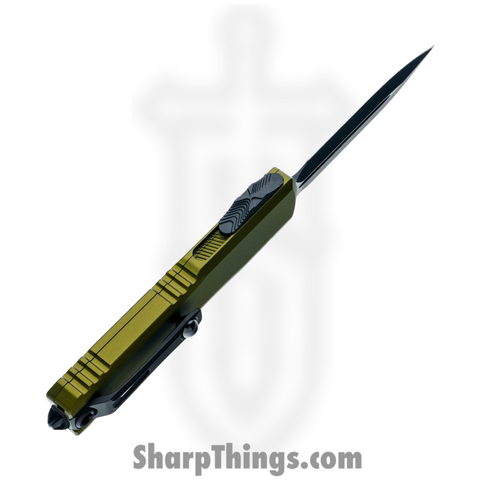 Microtech - 11224-1OD - Ultratech Gen IV - OTF Auto - M390 Coated Dagger - Aluminum - OD Green - Image 5