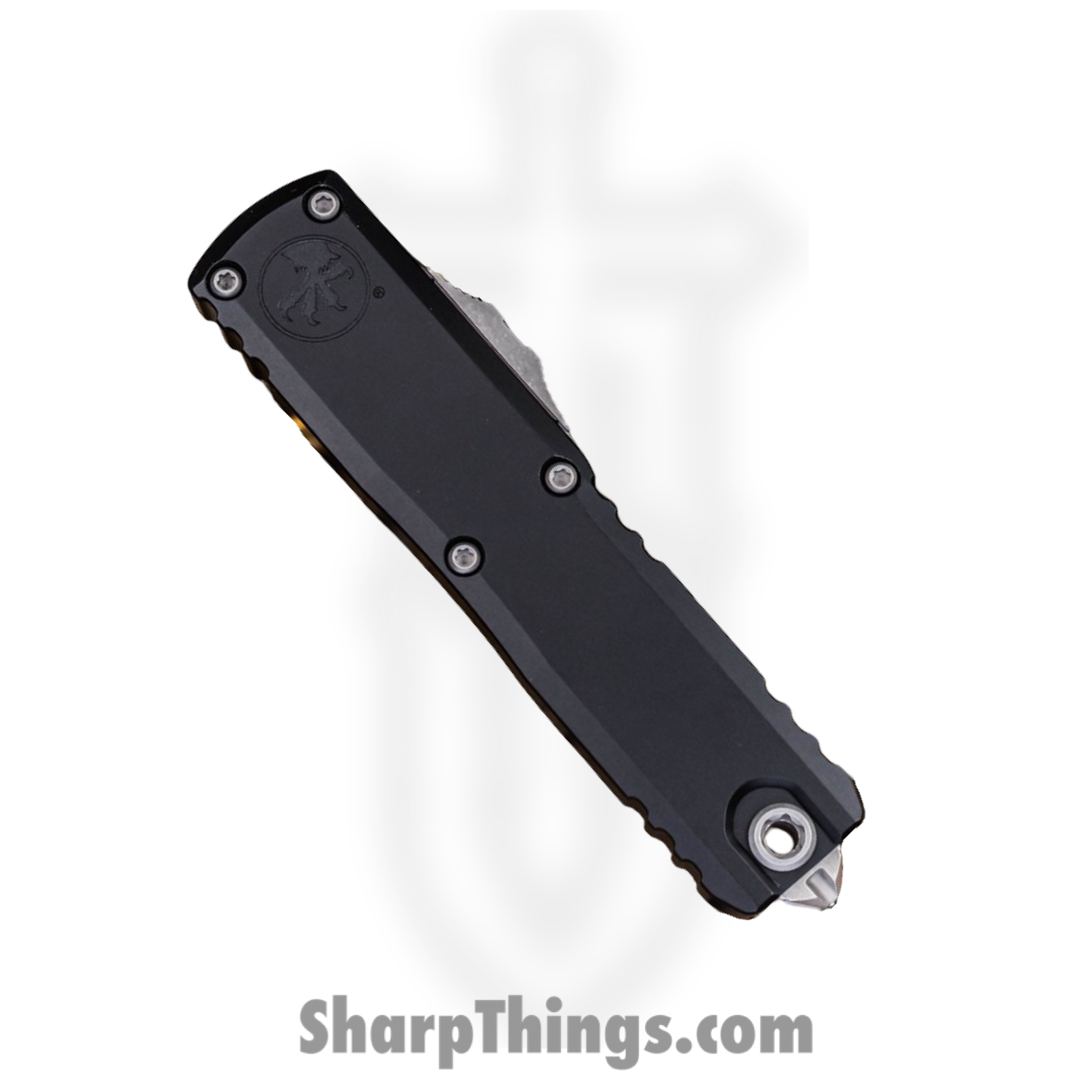Microtech - 12324-10AP - UTX-85 Gen IV - OTF Auto - M390 Apocalyptic Dagger - Aluminum - Black - Image 3