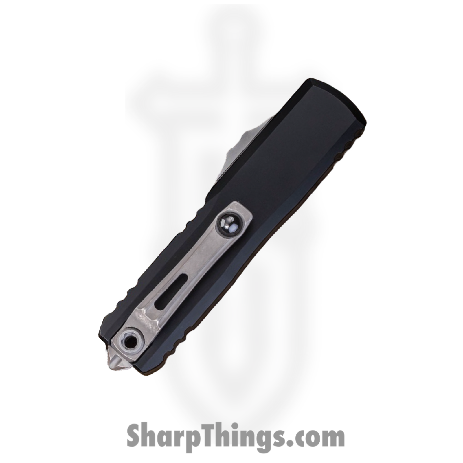 Microtech - 12324-10AP - UTX-85 Gen IV - OTF Auto - M390 Apocalyptic Dagger - Aluminum - Black - Image 4