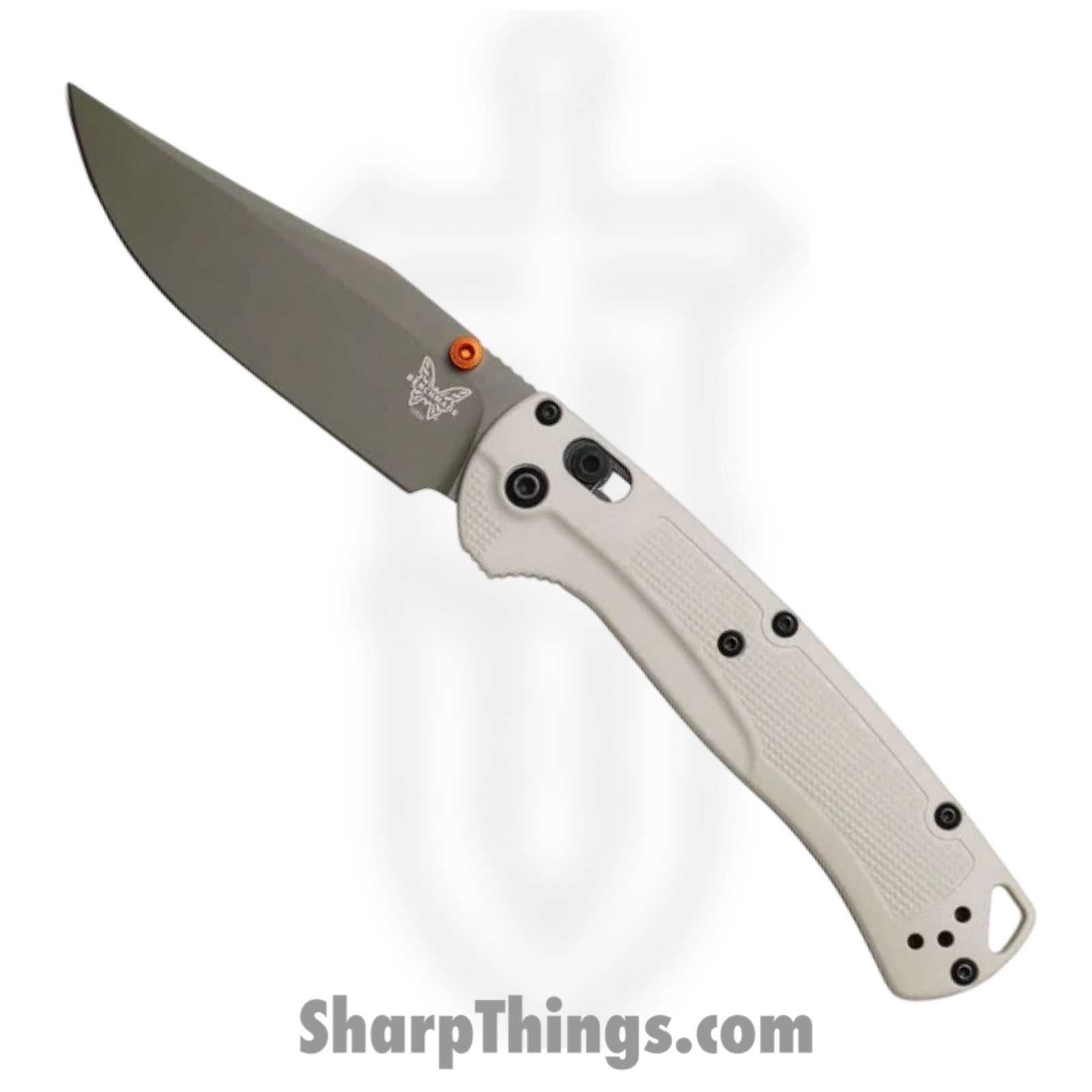 Benchmade - 15536GN-01 - Taggedout - Folding Knife - ELMAX Coated Clip Point - Grivory - Tan