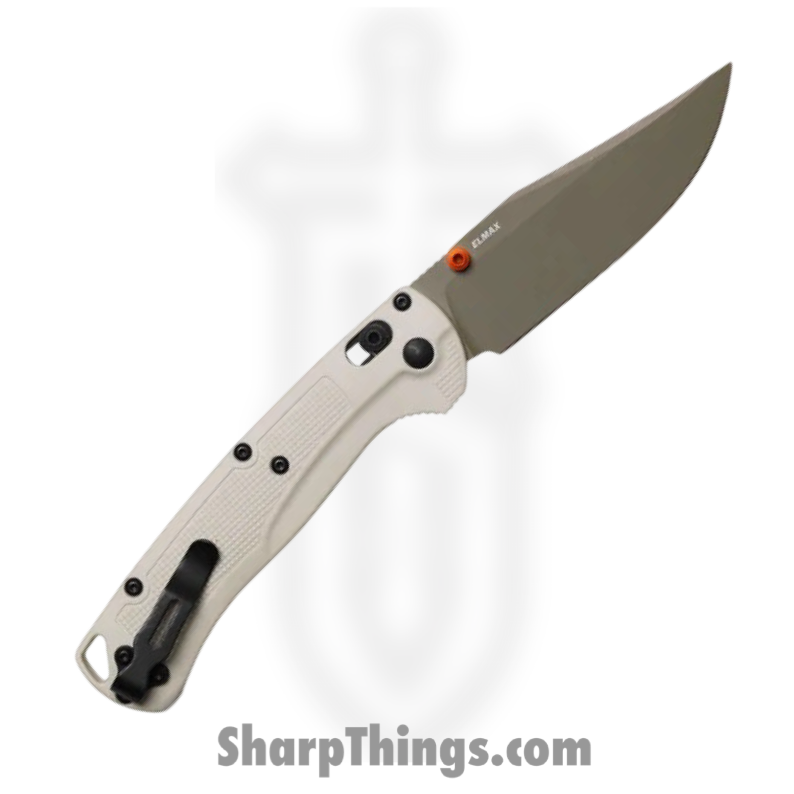 Benchmade - 15536GN-01 - Taggedout - Folding Knife - ELMAX Coated Clip Point - Grivory - Tan - Image 2