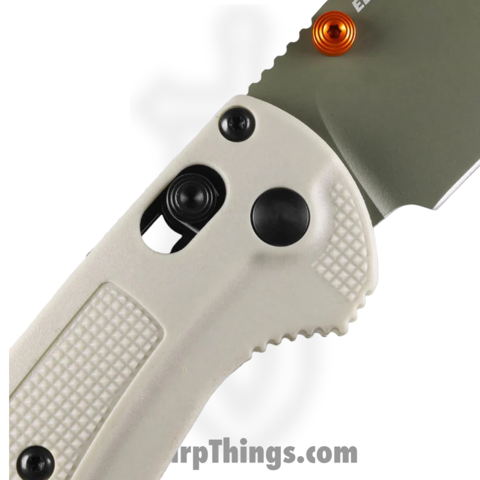 Benchmade - 15536GN-01 - Taggedout - Folding Knife - ELMAX Coated Clip Point - Grivory - Tan - Image 4