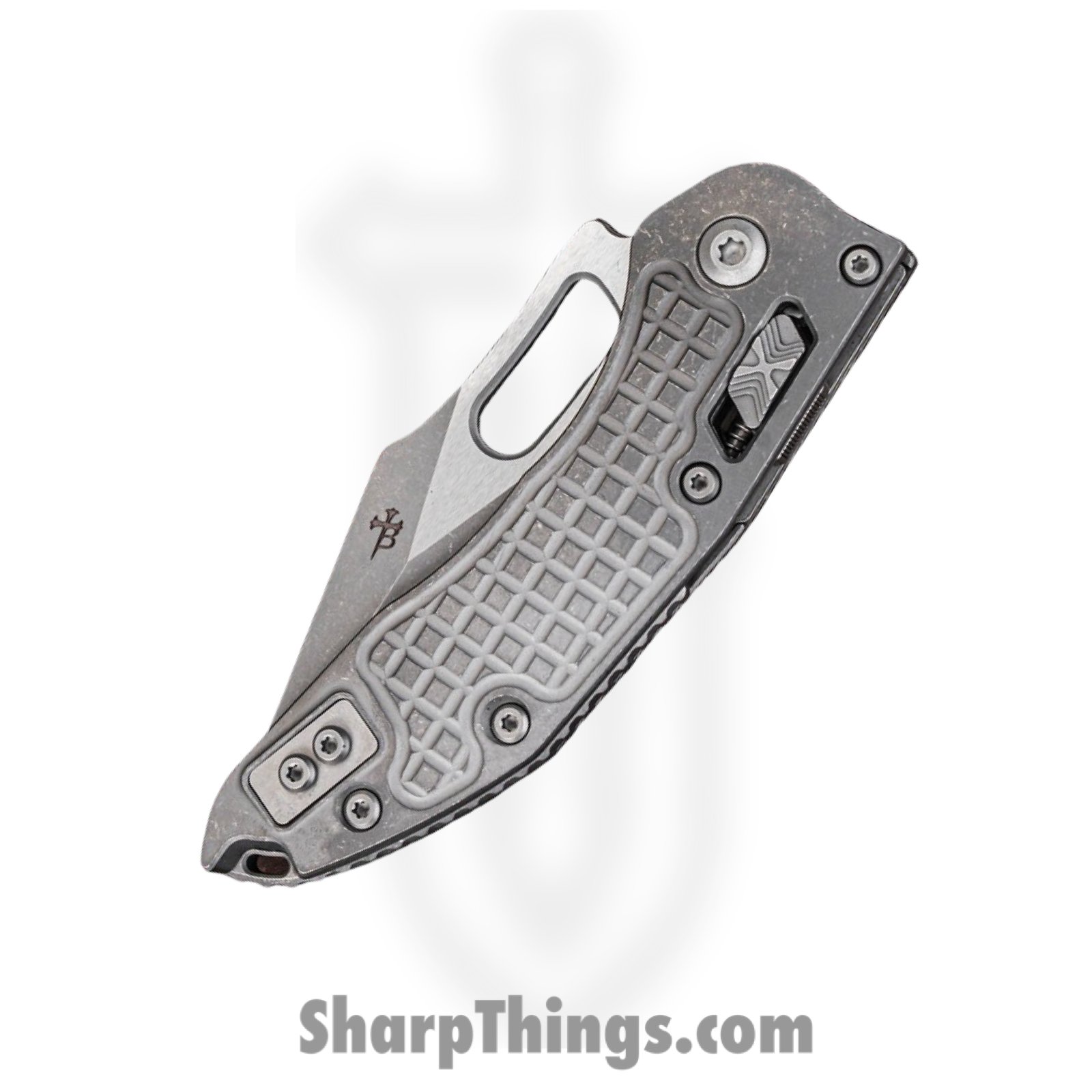 Microtech - 169RL-10APFRMS1 - Stitch - Folding Knife - M390 Apocalyptic Wharncliffe - Frag Titanium - Apocalyptic - Image 3