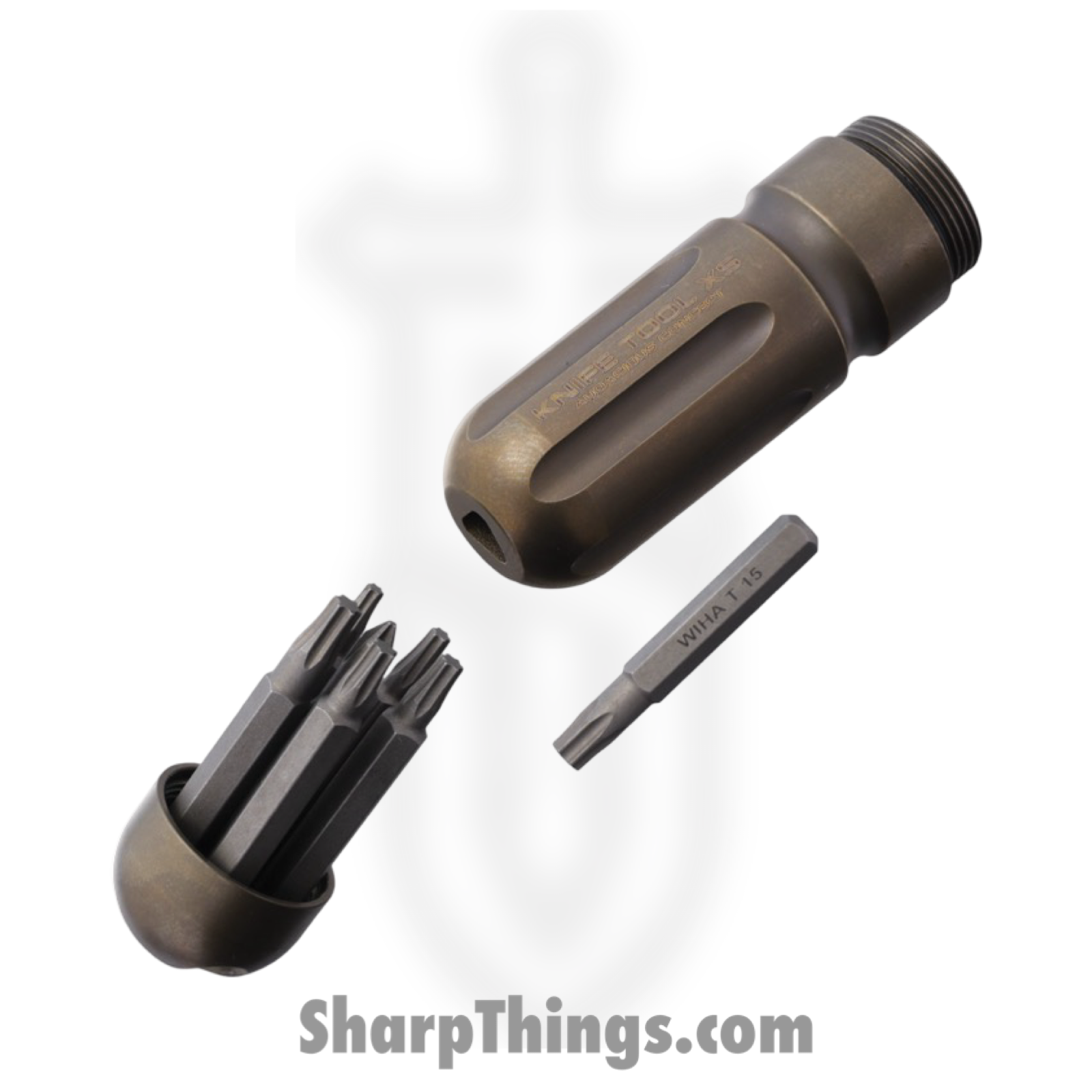 AuCon - ACN300502 - Knife Tool XS - Blasted - Titanium - Bronze - Image 2