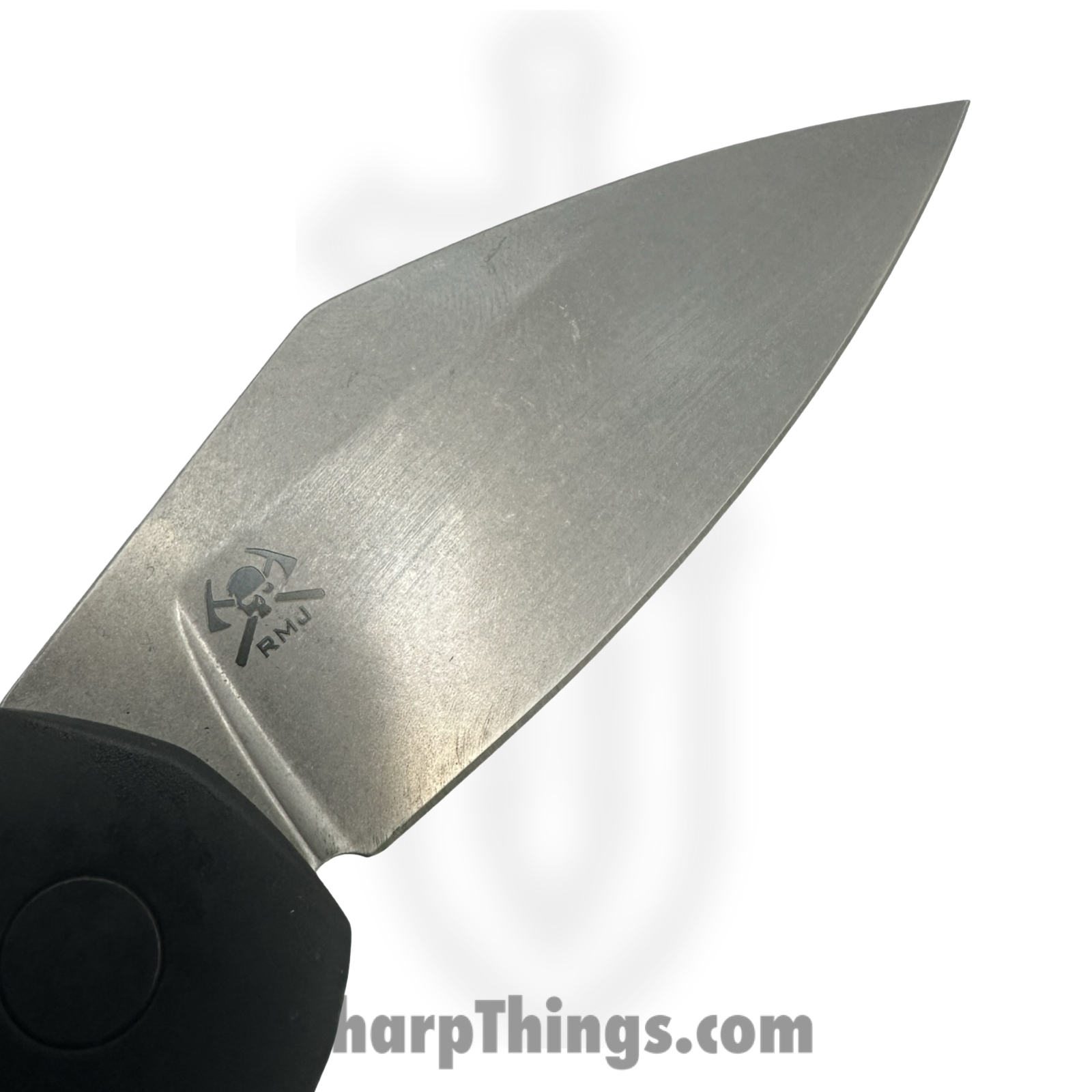 Defiant 7 - D7-Sax-SW-BK - Seax - Automatic Knife - CPM MagnaCut Stonewash Seax - Aluminum - Black - Image 3