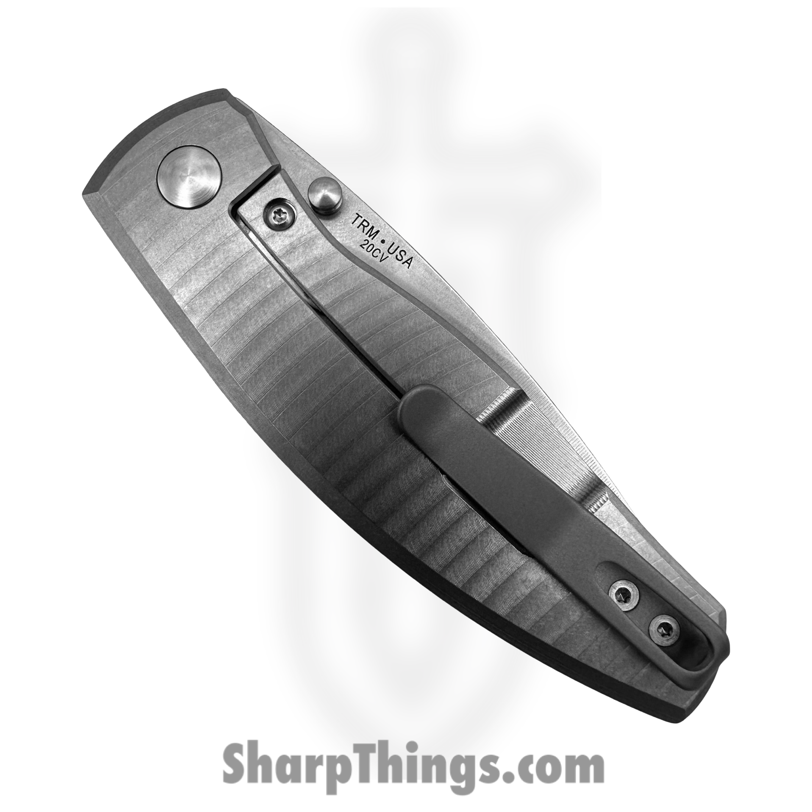 TRM - DLR-N2FL-TI - Neutron 2 - Folding Knife - CPM 20cv Satin Drop Point - Frame Lock - Radial Titanium - Silver - Image 4