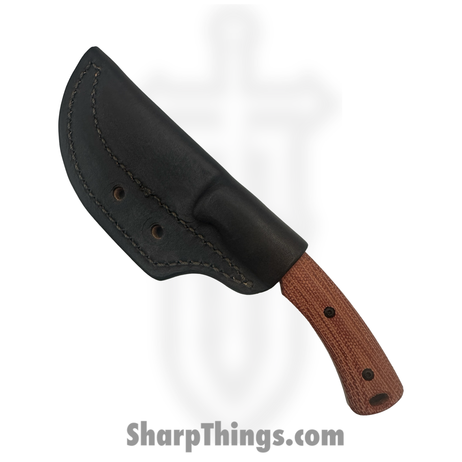 TRM - DLR-TAG-MIC-AUTORA - Tagalong - Fixed Blade Knife - CPM MagnaCut Satin Drop Point - Micarta - Autumn Orange - Image 3