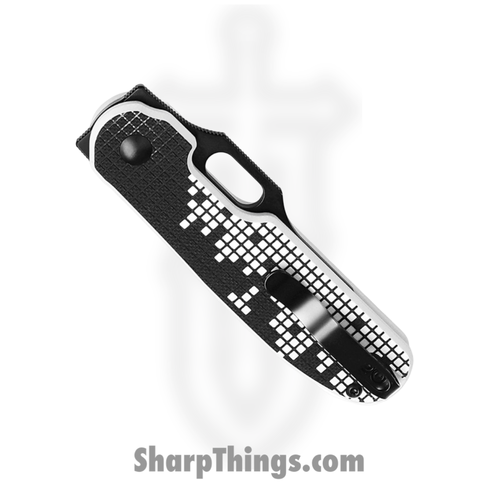 Kizer Cutlery - KIV4562A1 - Cormorant - Folding Knife - Nitro-V Coated Clip Point - G10 - Black White - Image 4