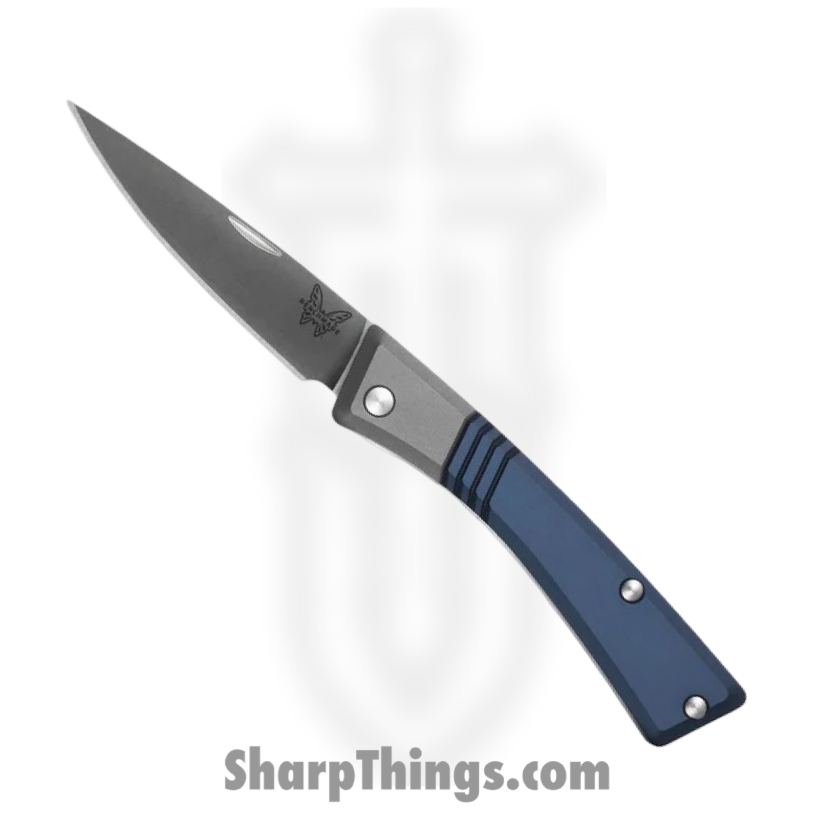 Benchmade - 315 - Successor - Folding Knife - M390 Satin Drop Point - 6061-T6 Aluminum - Crater Blue