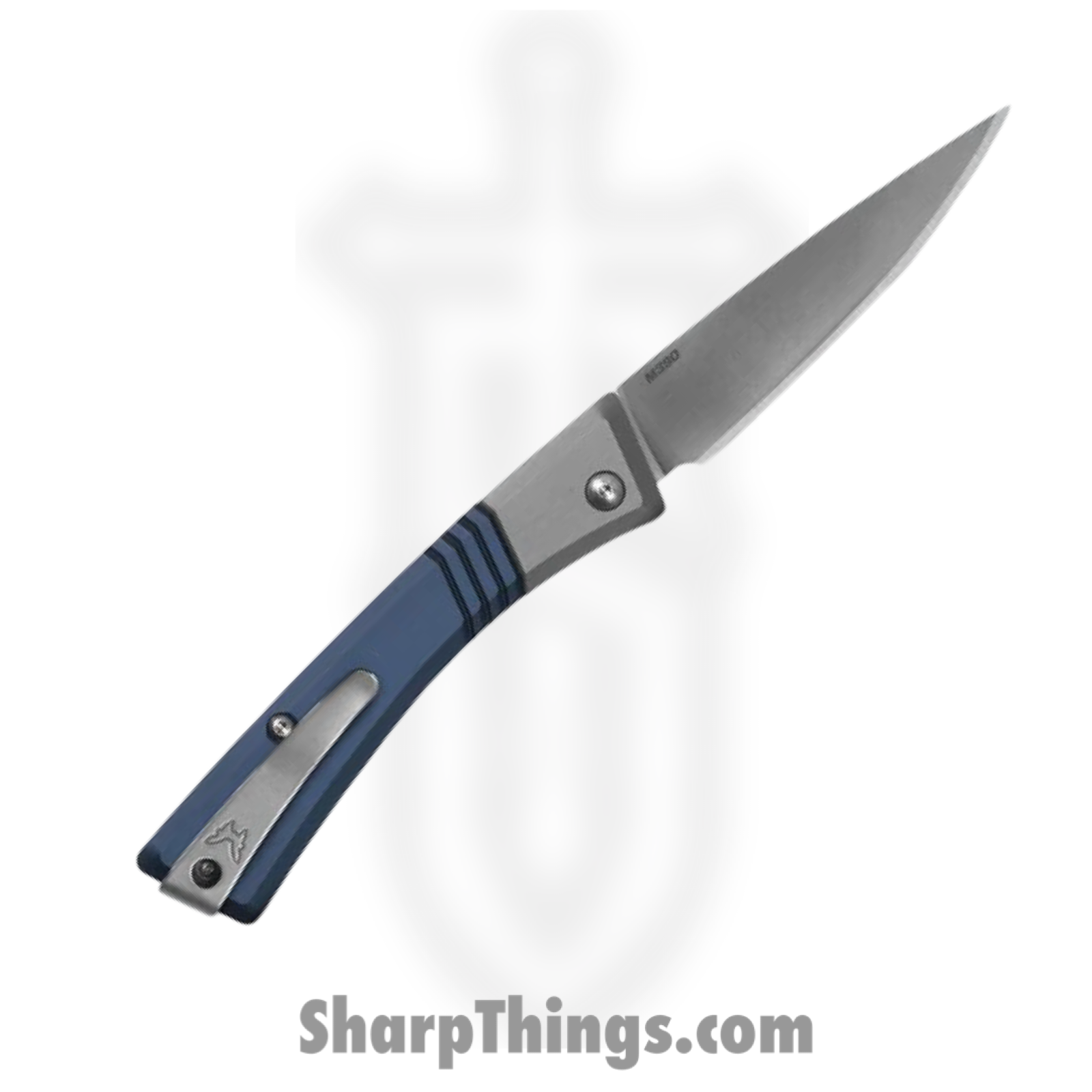 Benchmade - 315 - Successor - Folding Knife - M390 Satin Drop Point - 6061-T6 Aluminum - Crater Blue - Image 2