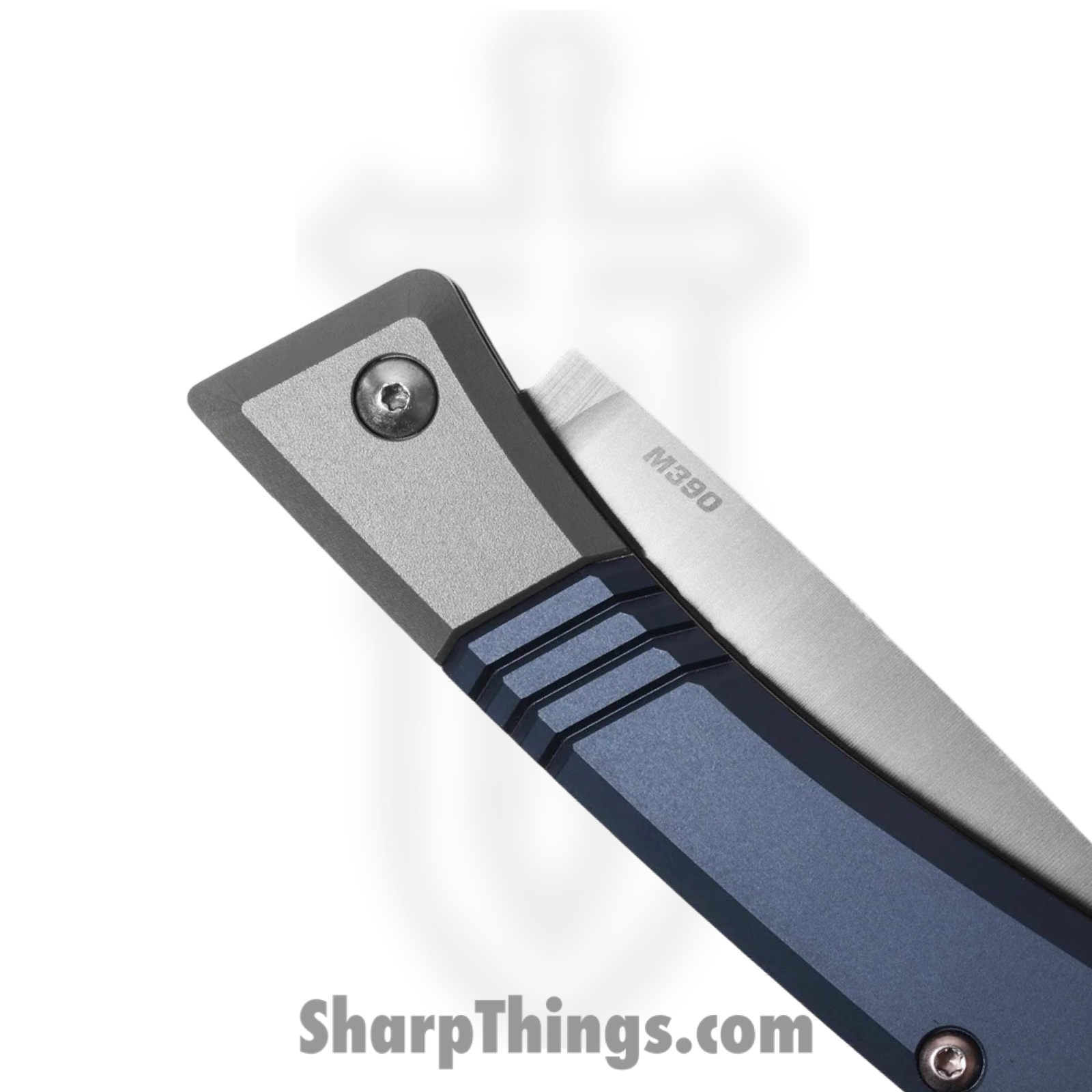 Benchmade - 315 - Successor - Folding Knife - M390 Satin Drop Point - 6061-T6 Aluminum - Crater Blue - Image 3
