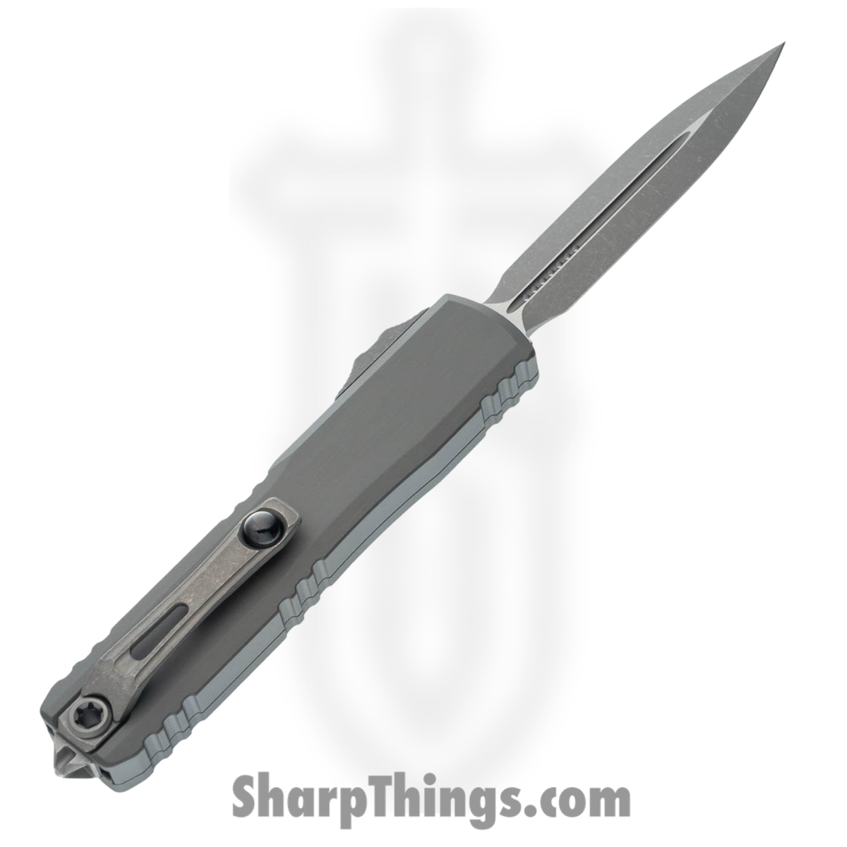 Microtech - 1122-10APNC - Ultratech Gen III ZBP - OTF Auto - M390MK Apocalyptic Dagger - Aluminum - Natural - Image 2