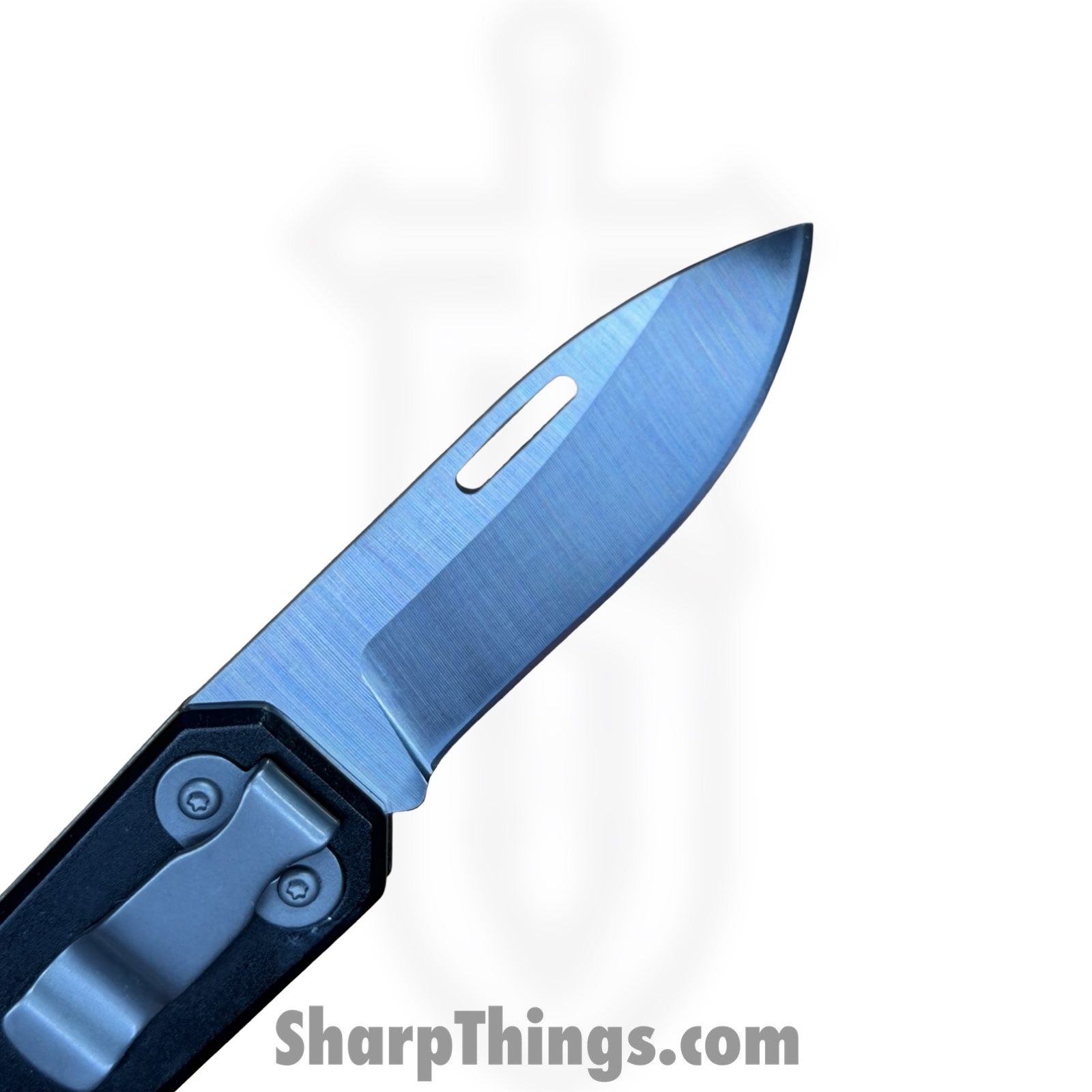 Bear & Son - BC110BK - Large Slip Joint - Folding Knife - Carbon Steel Satin Drop Point - Aluminum - Black - Image 5