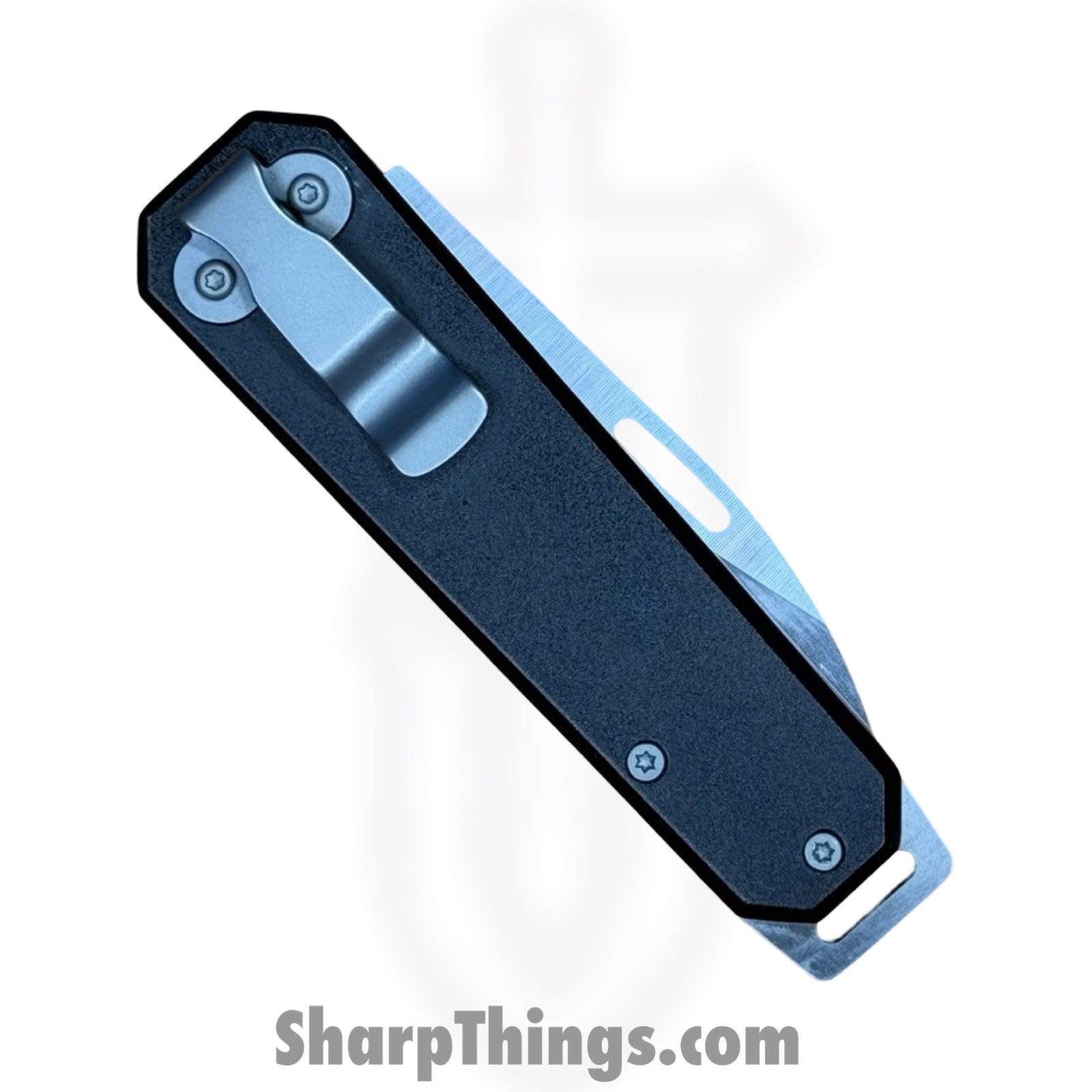 Bear & Son - BC110BK - Large Slip Joint - Folding Knife - Carbon Steel Satin Drop Point - Aluminum - Black - Image 3