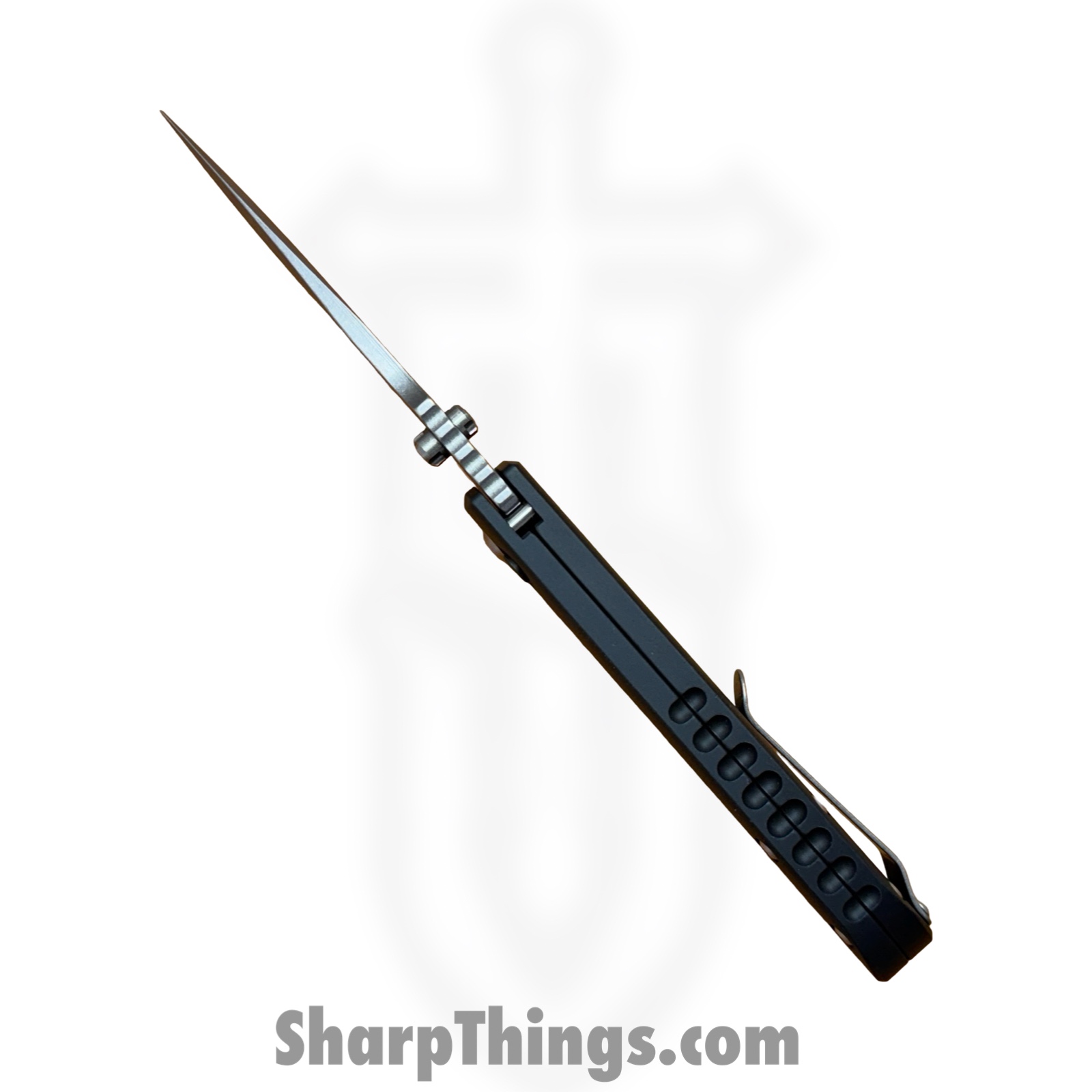 Defiant 7 - D7-TALOS-SW - Talos - Folding Knife - CPM MagnaCut Stonewash Drop Point - Titanium - Black - Image 4