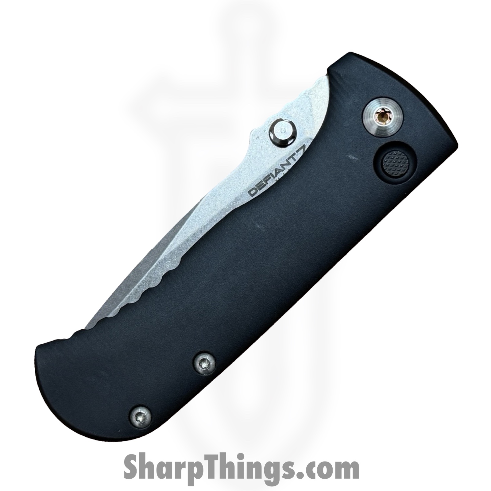 Defiant 7 - D7-TALOS-SW - Talos - Folding Knife - CPM MagnaCut Stonewash Drop Point - Titanium - Black - Image 7