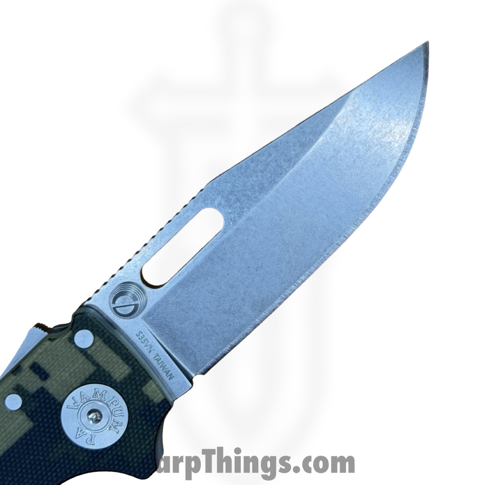 Demko Knives - DEM09632 - AD 20.5 Shark-Lock DIGI - Folding Knife - S35VN Stonewash Shark Foot - G10 - Camo - Image 7