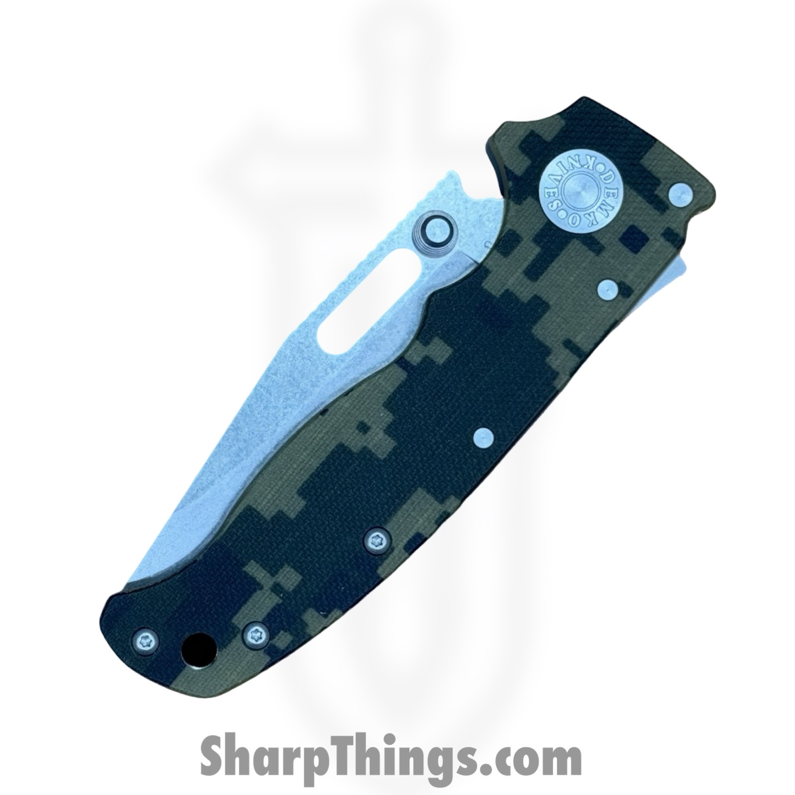 Demko Knives - DEM09632 - AD 20.5 Shark-Lock DIGI - Folding Knife - S35VN Stonewash Shark Foot - G10 - Camo - Image 5