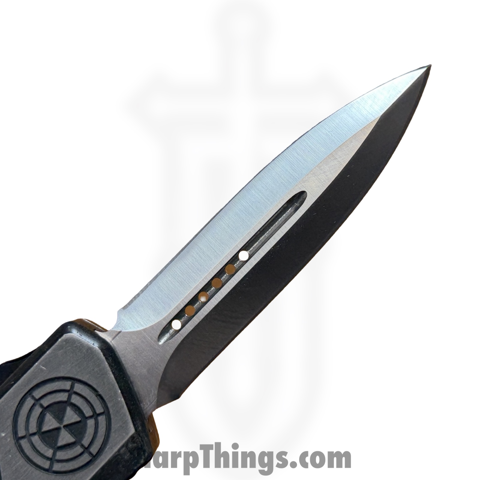 Atomic Knives - WNS-DT01SWDE - UltraLite ATOMIC - OTF Auto - D2 Stonewash Dagger - Aluminum - Stonewash - Image 7