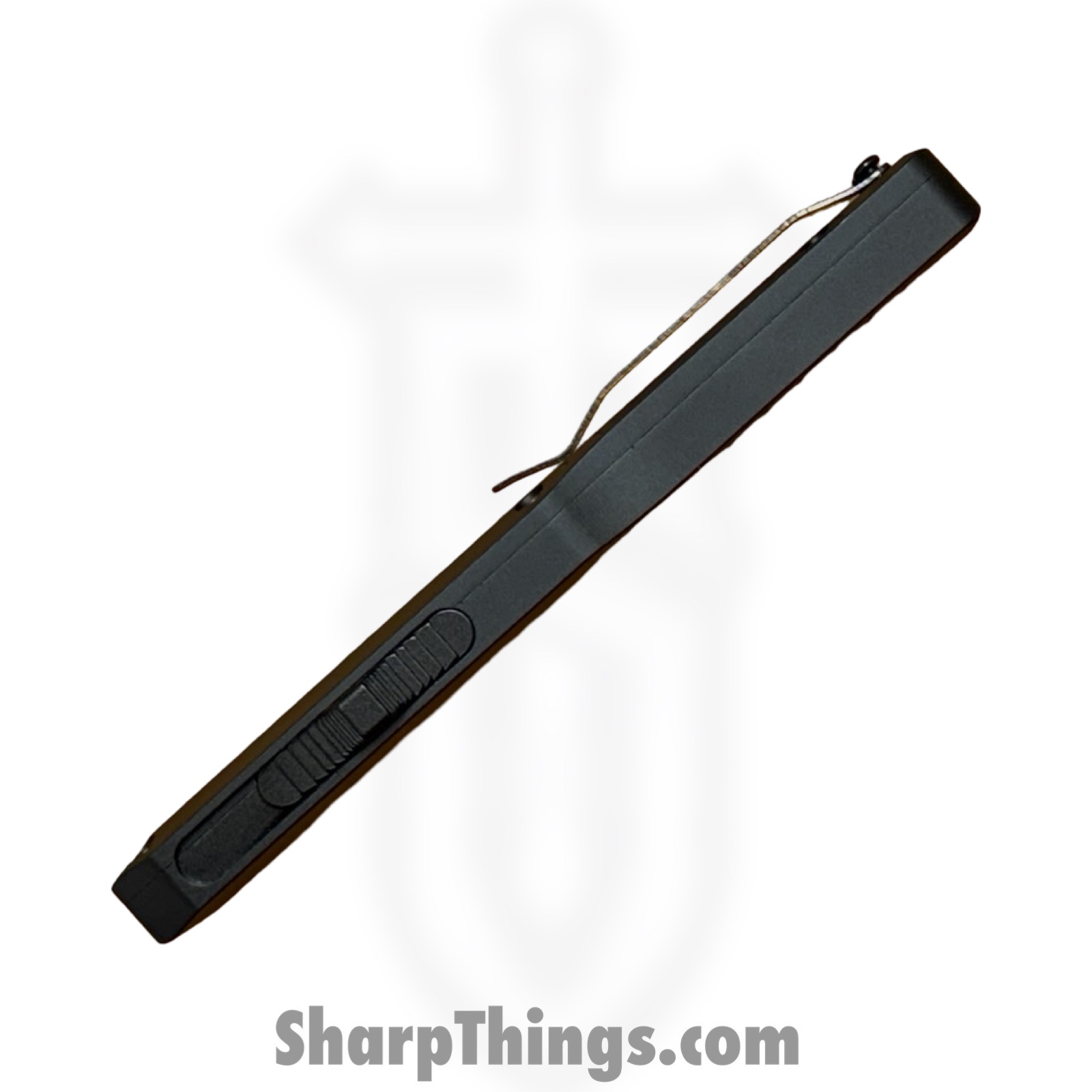 Atomic Knives - WNS-DT05BK - UltraLite ATOMIC - OTF Auto - D2 Coated Drop Point - Aluminum and CF - Black - Image 5