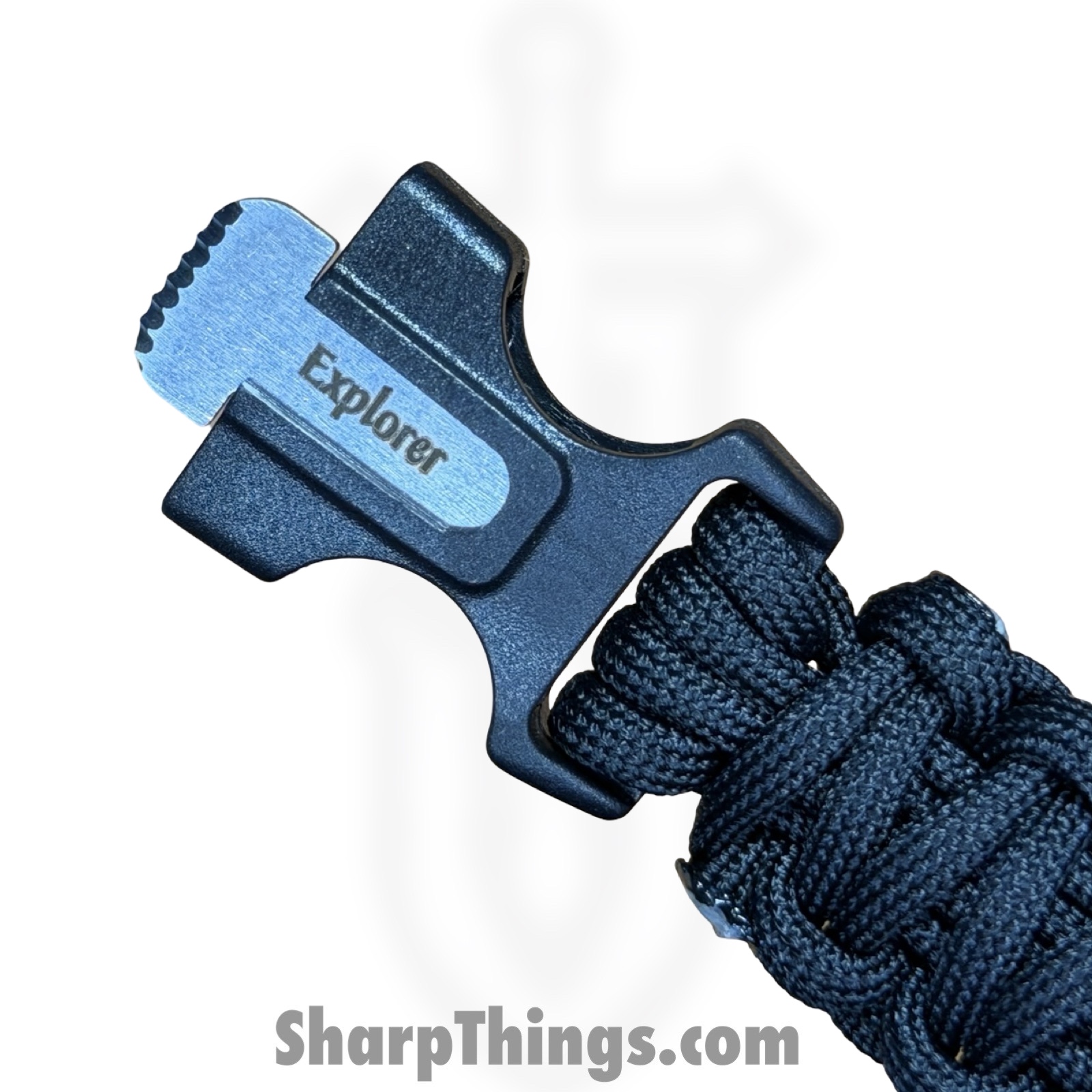Explorer - EXP61 - Paracord Bracelet With Compass - Black - Image 5