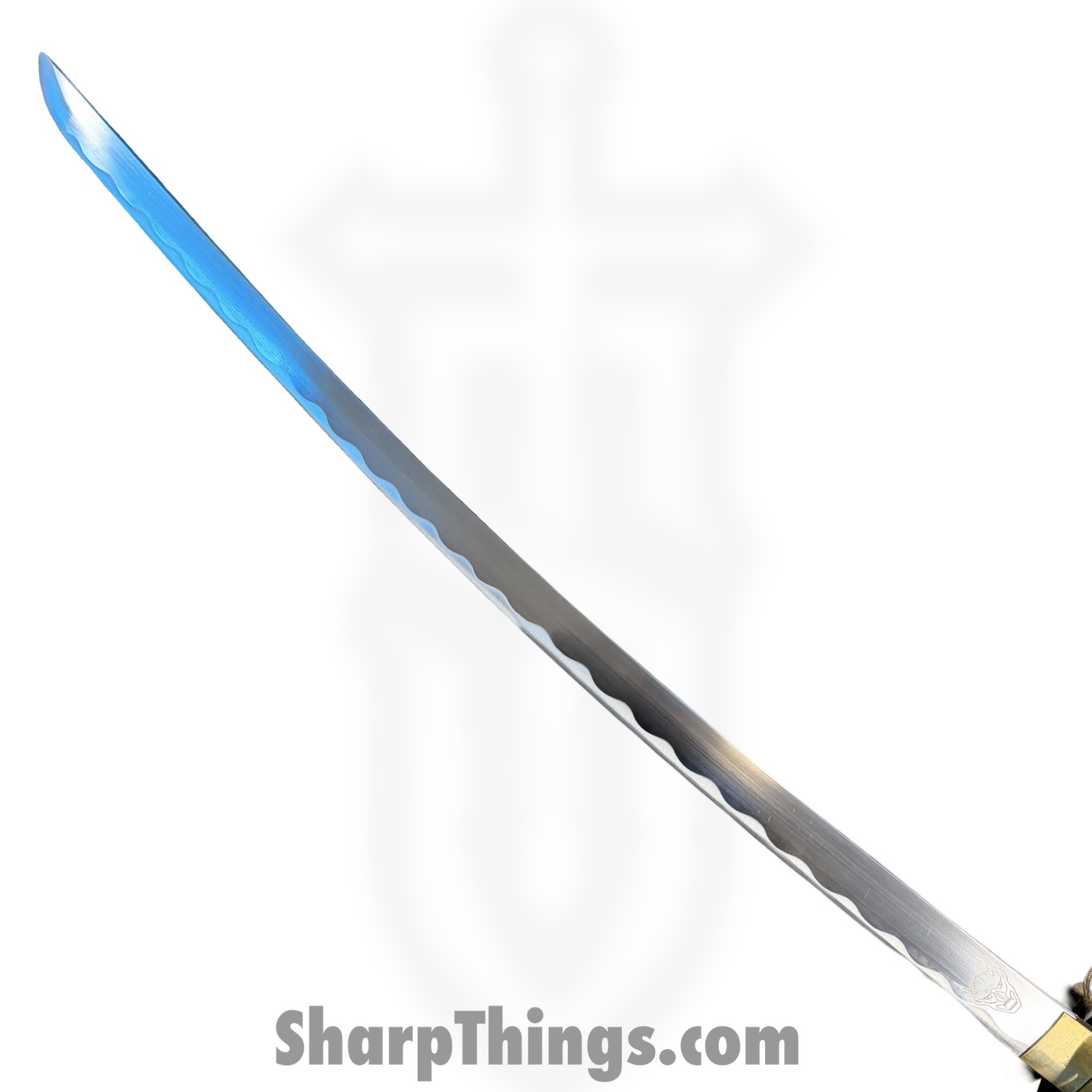 Hattori Hanzo - F-320-E-Z - 42in Kill Bill Handmade Bill Katana - Fixed Blade Knife - 1045 HC Satin - Cord Wrapped - Black - Image 4
