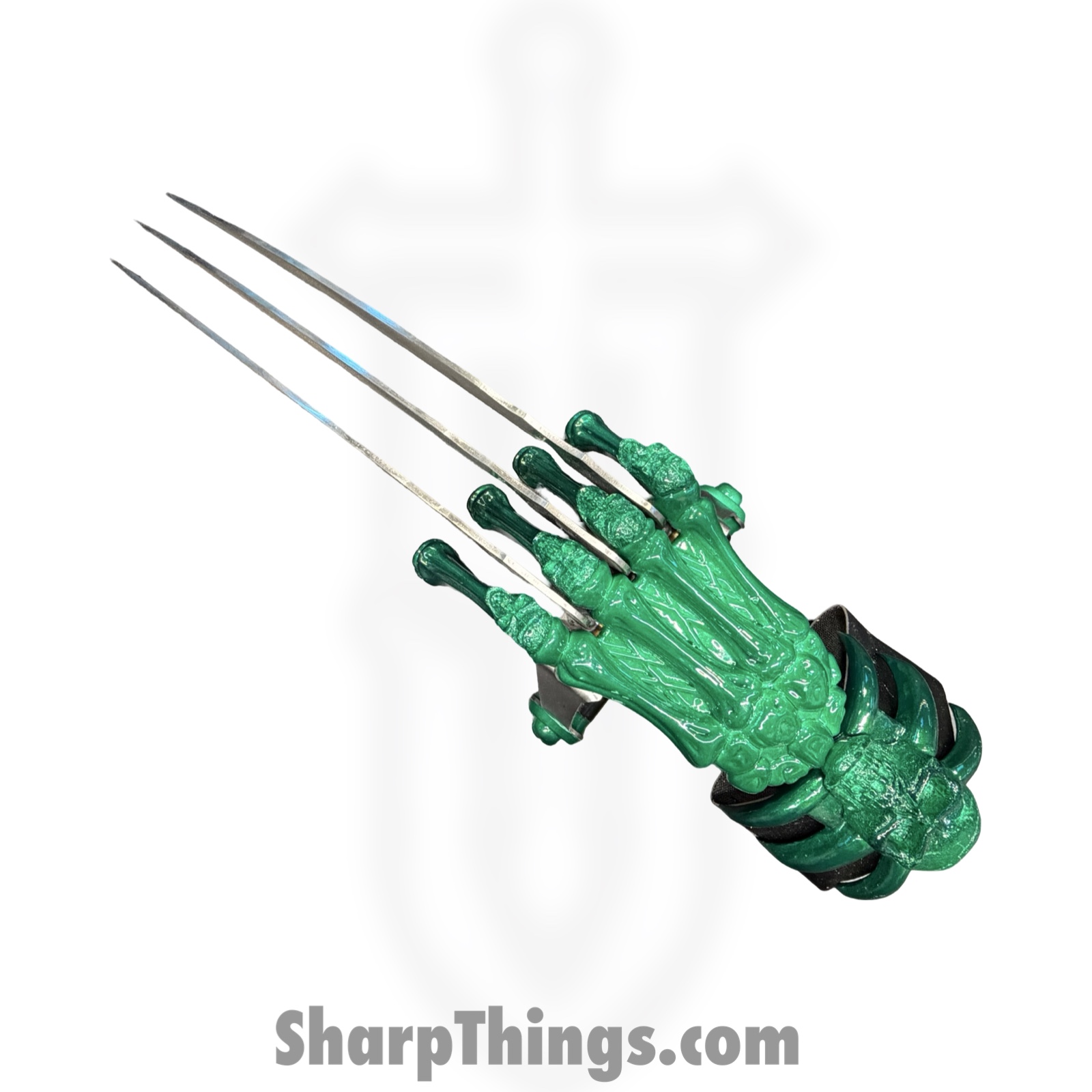 VOC - HK-1551-GN - Death Skull Claw - 9 Inch Blades - Green - Image 2