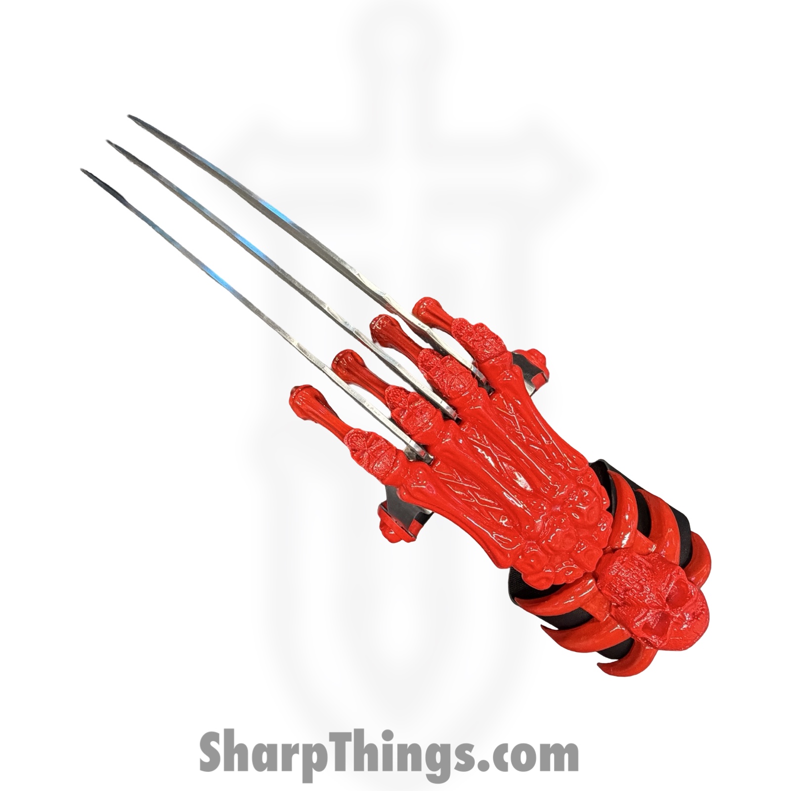 VOC - HK-1551-RD - Death Skull Claw - 9 Inch Blades - Red