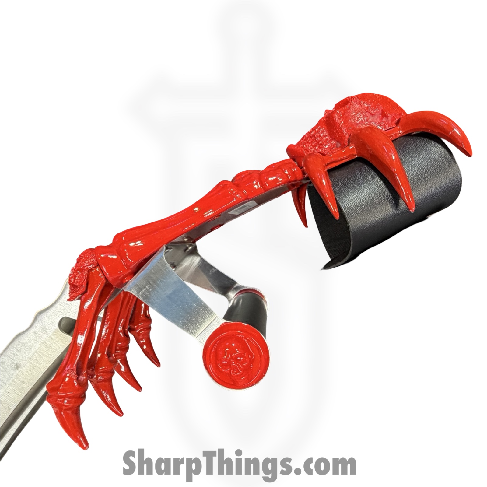 VOC - HK-1551-RD - Death Skull Claw - 9 Inch Blades - Red - Image 2