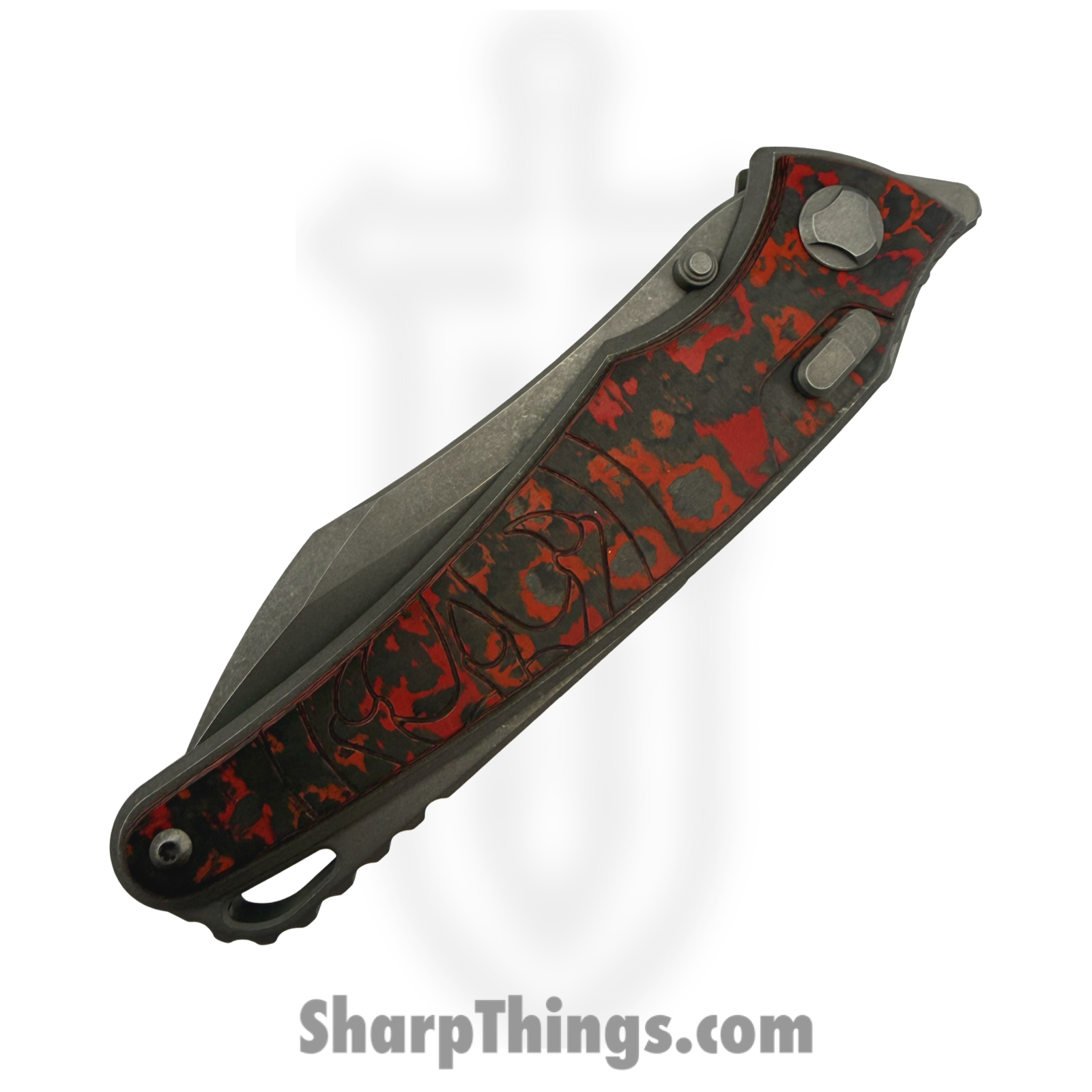 Hawk Knife Designs - HKD-TALON-MV - G&G Hawk - Talon - Folding Knife - Wharncliffe Tumbled M390 - Ano Ti - Mars Valley - Image 4