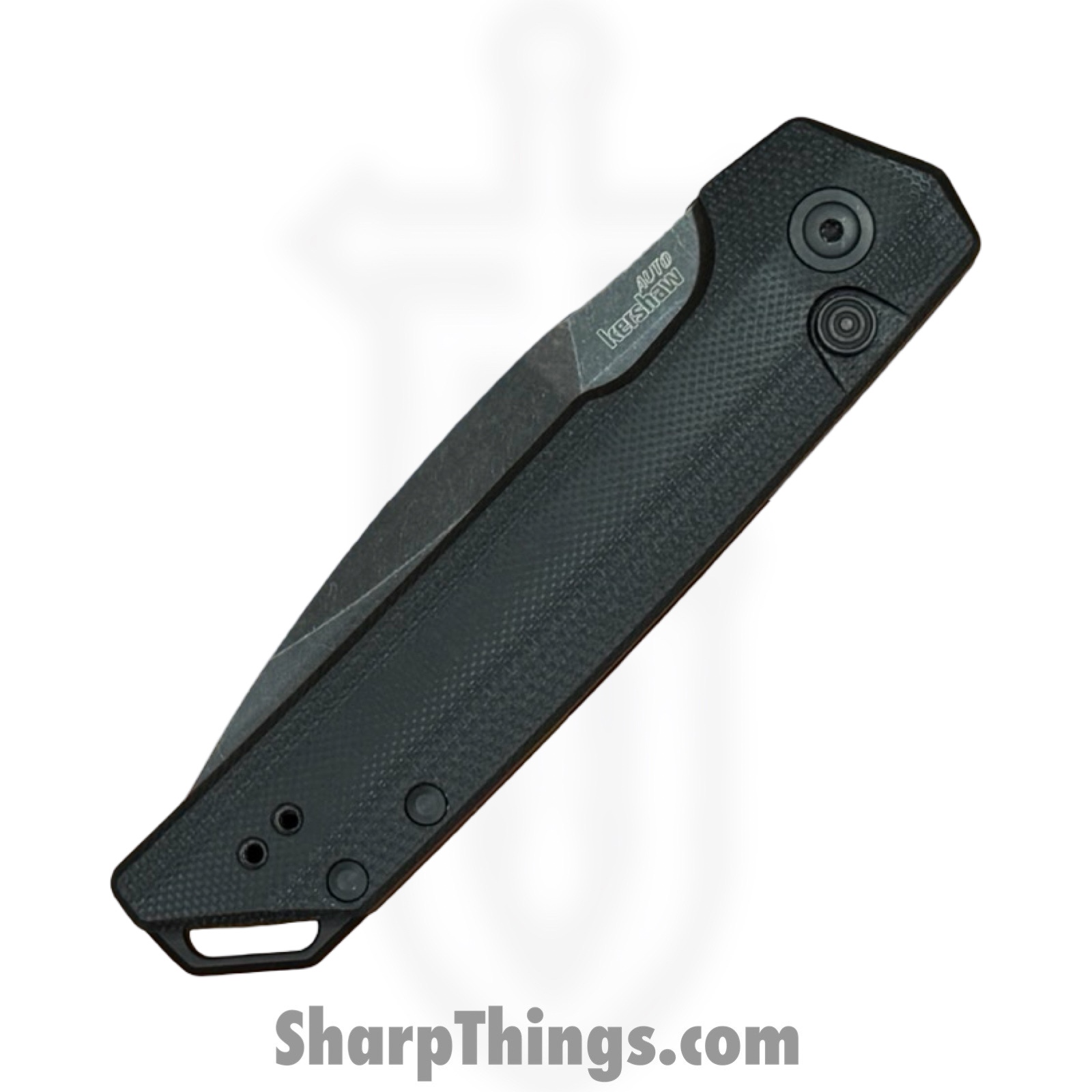 Kershaw - KS7038G10 - Auto Launch Iridium - Automatic Knife - CPM MagnaCut Blackwash Spear Point - G10 - Black - Image 10