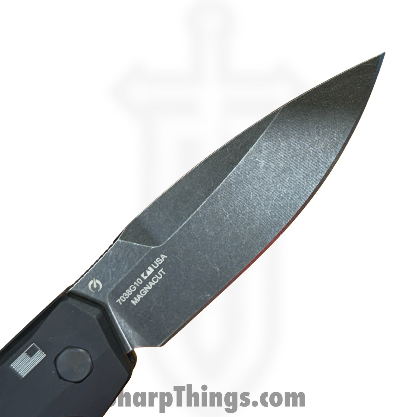 Kershaw - KS7038G10 - Auto Launch Iridium - Automatic Knife - CPM MagnaCut Blackwash Spear Point - G10 - Black - Image 9