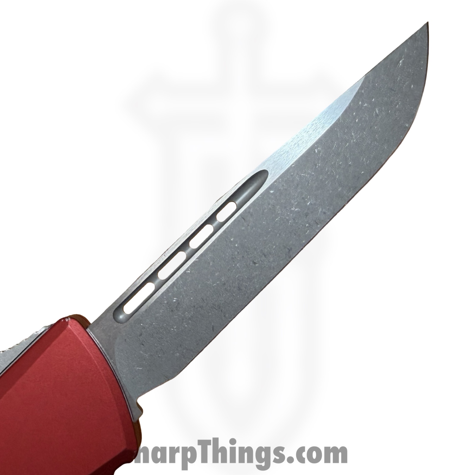 Microtech - 1143-10APRD - Combat Troodon Gen III - OTF Auto - M390MK Apocalyptic Tanto - Aluminum - Red - Image 8