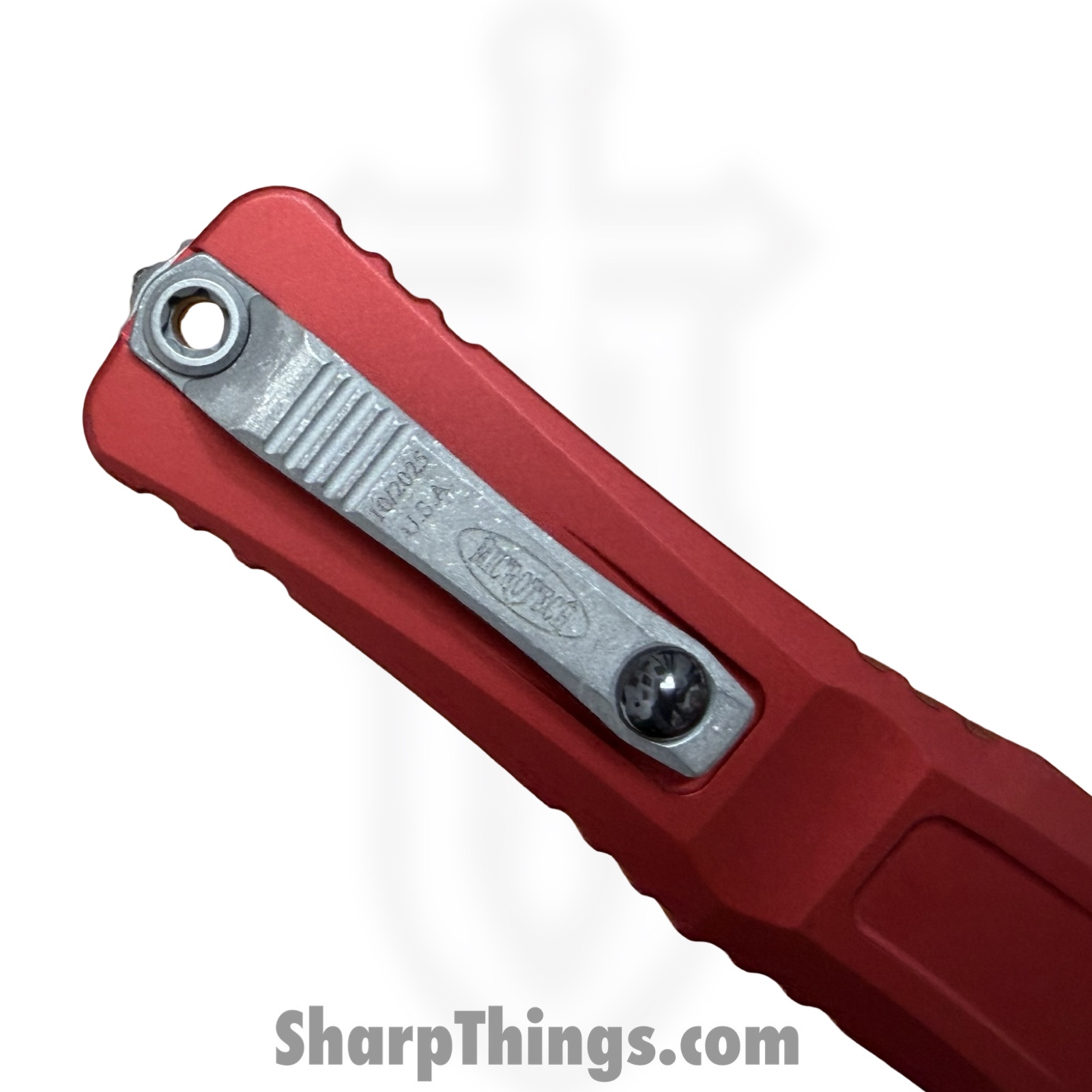 Microtech - 1143-10APRD - Combat Troodon Gen III - OTF Auto - M390MK Apocalyptic Tanto - Aluminum - Red - Image 6