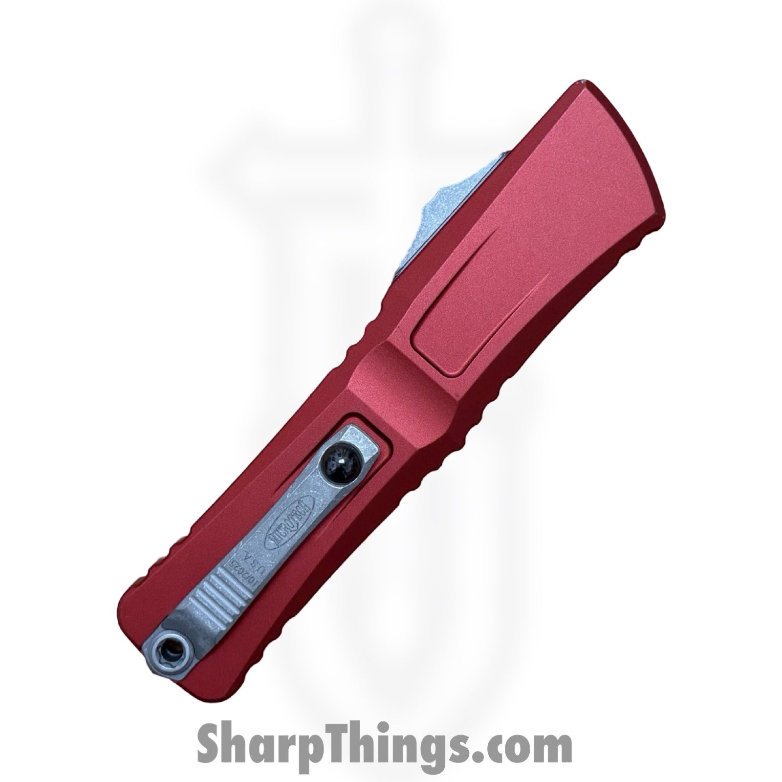Microtech - 1143-10APRD - Combat Troodon Gen III - OTF Auto - M390MK Apocalyptic Tanto - Aluminum - Red - Image 5