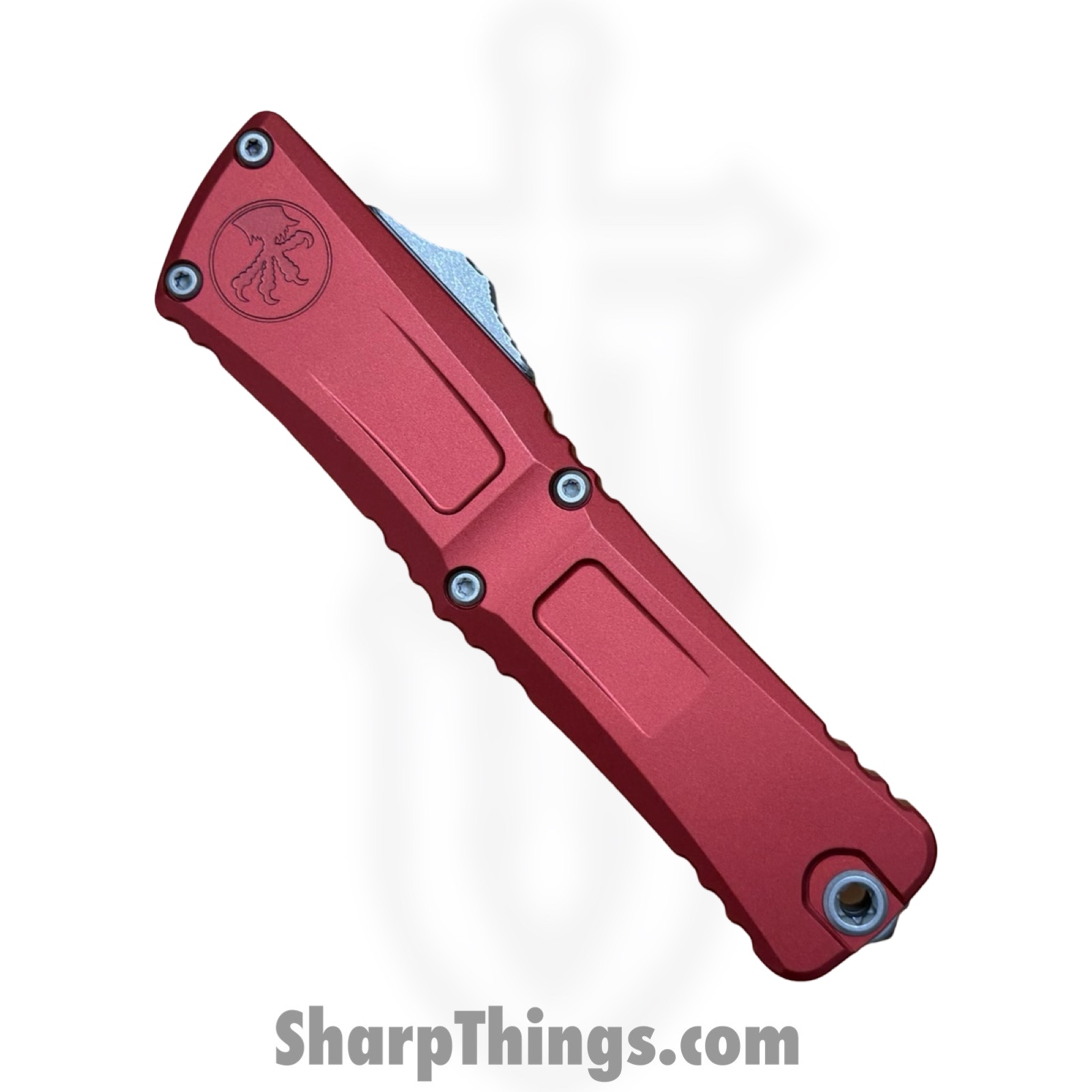 Microtech - 1143-10APRD - Combat Troodon Gen III - OTF Auto - M390MK Apocalyptic Tanto - Aluminum - Red - Image 4