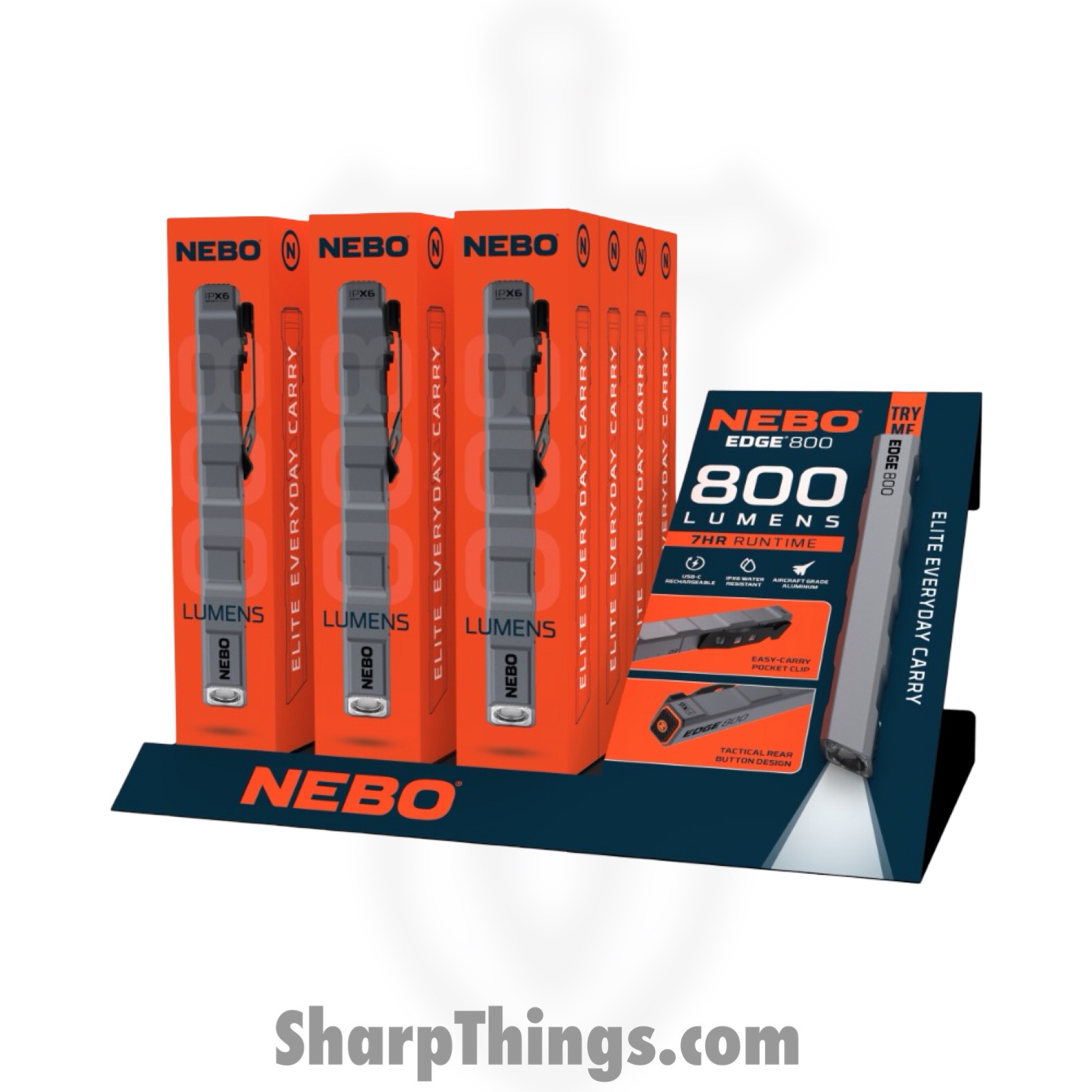 Nebo - NEB-POC-0017 - Edge 800 Pen Light - Aluminum - Black - Image 2
