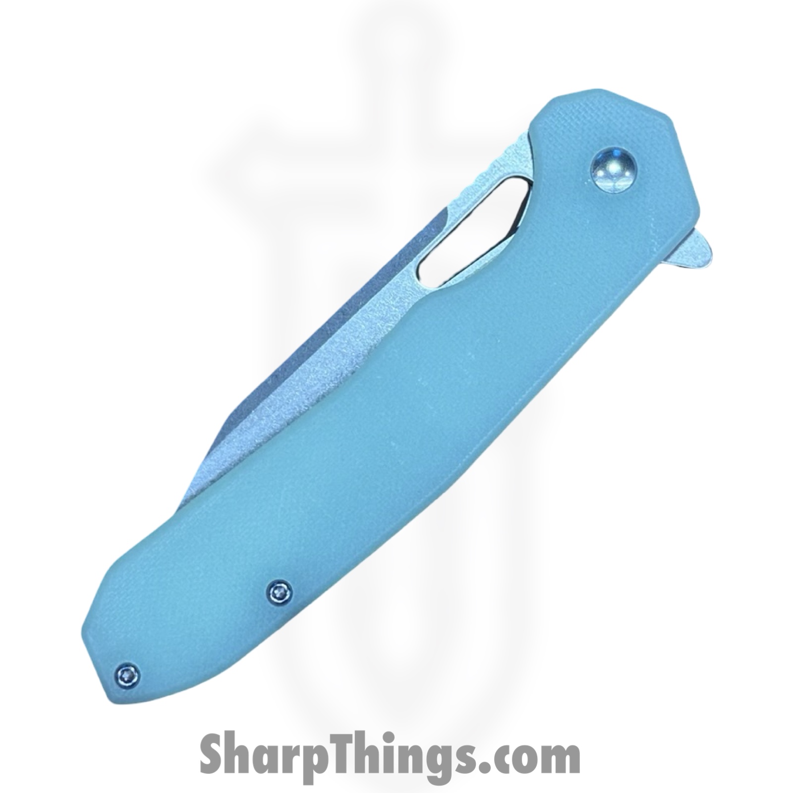 Buckshot Knives - PBB26C - Model 26 - Folding Knife - D2 Stonewash Wharncliffe - G10 - Black - Image 4