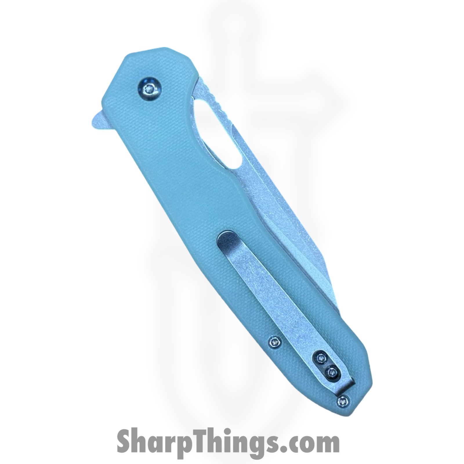 Buckshot Knives - PBB26C - Model 26 - Folding Knife - D2 Stonewash Wharncliffe - G10 - Black - Image 3