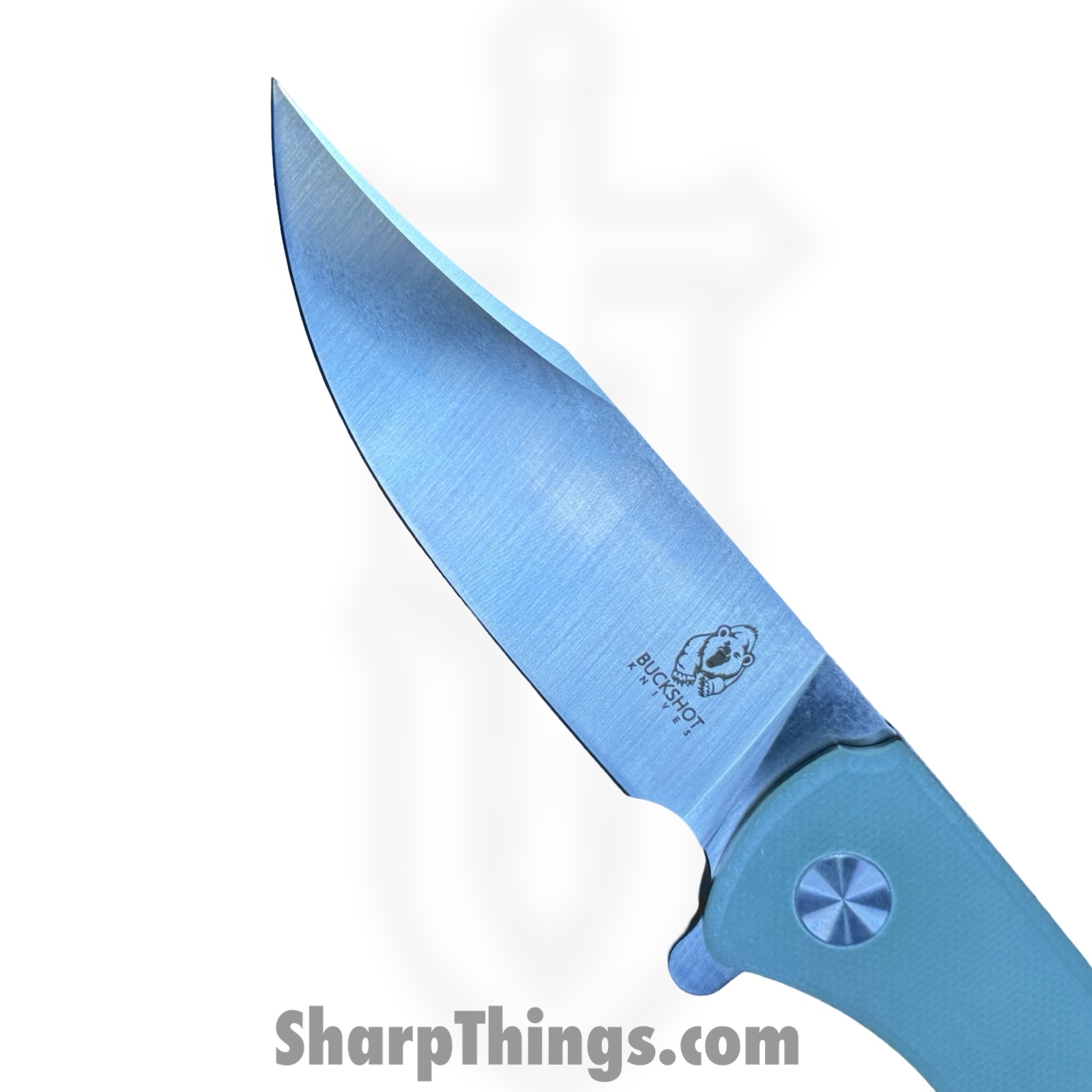 Buckshot Knives - PBB28C - Model 28 - Folding Knife - D2 Satin Clip Point - G10 - Jade - Image 8