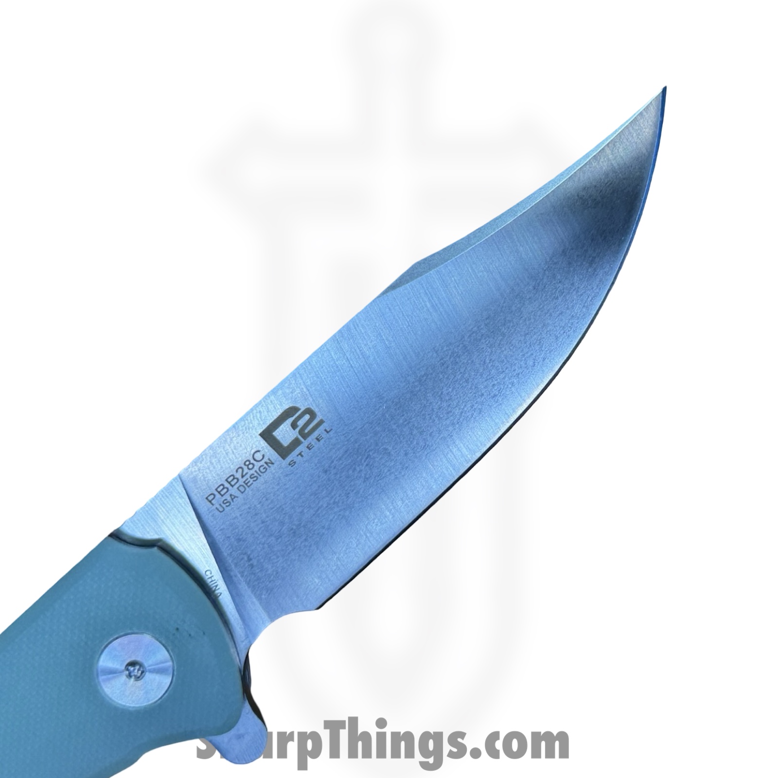 Buckshot Knives - PBB28C - Model 28 - Folding Knife - D2 Satin Clip Point - G10 - Jade - Image 7