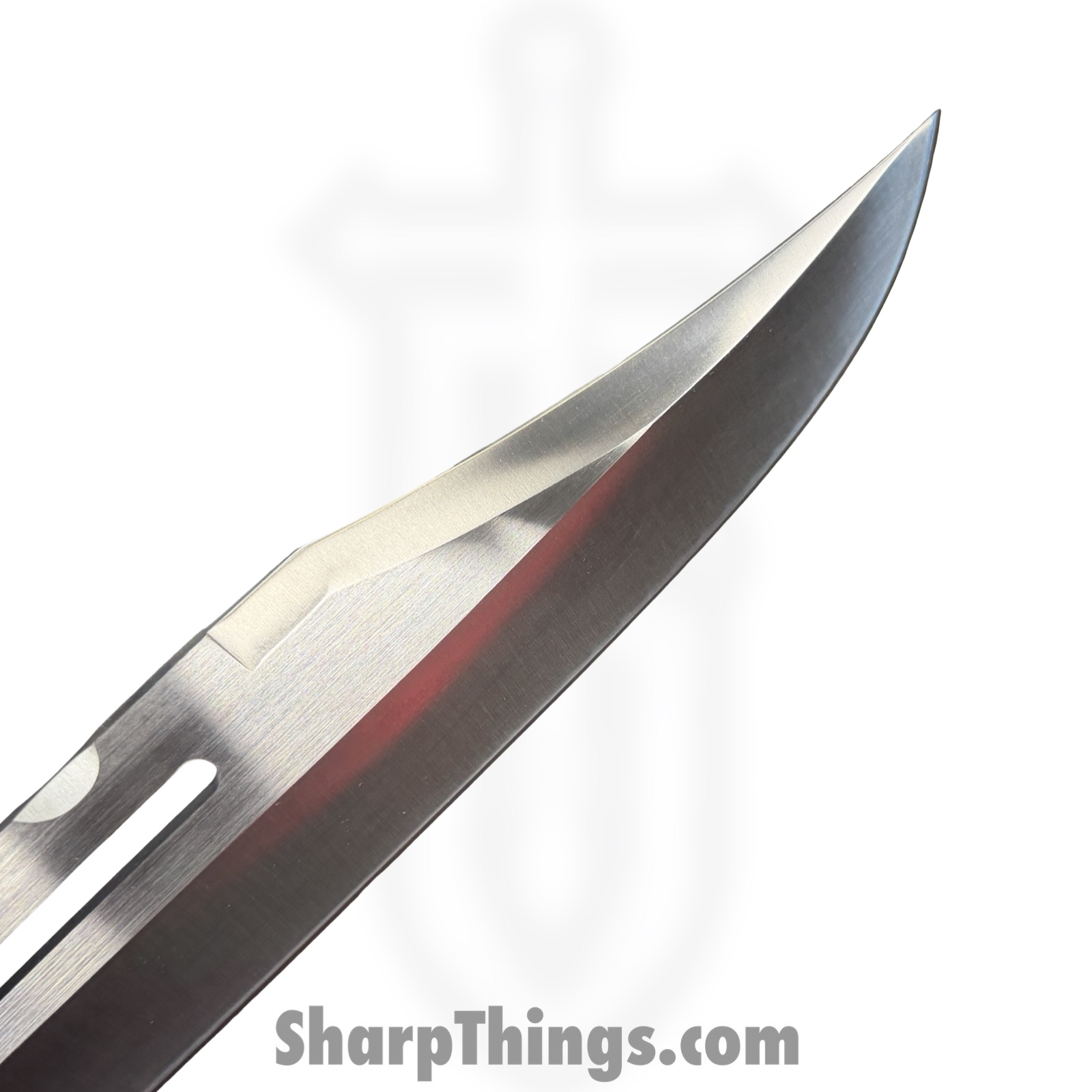 Rambo Knives - RB9297 - Rambo III Stallone Signature - Fixed Blade Knife - Stainless Satin Bowie - Laminated Wood - Brown - Image 7