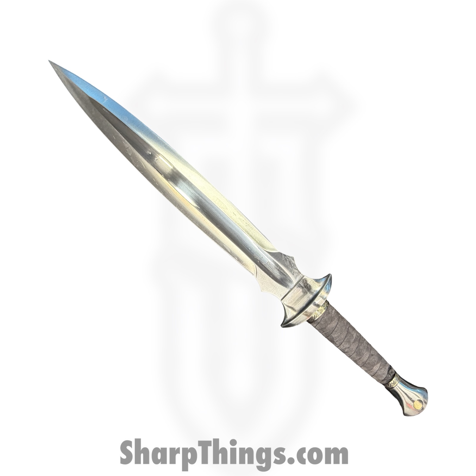 United Cutlery - UC2614 - LOTR Sword of Samwise - Stainless Satin Leaf - Leather - Black