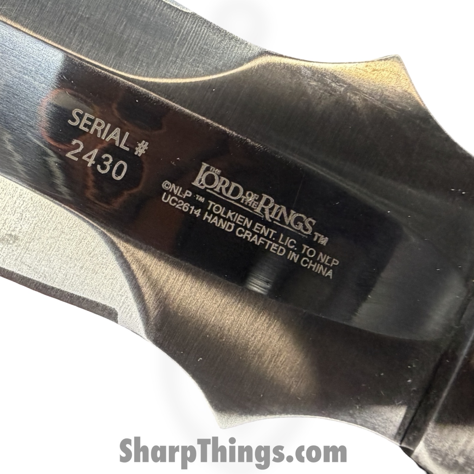 United Cutlery - UC2614 - LOTR Sword of Samwise - Stainless Satin Leaf - Leather - Black - Image 4