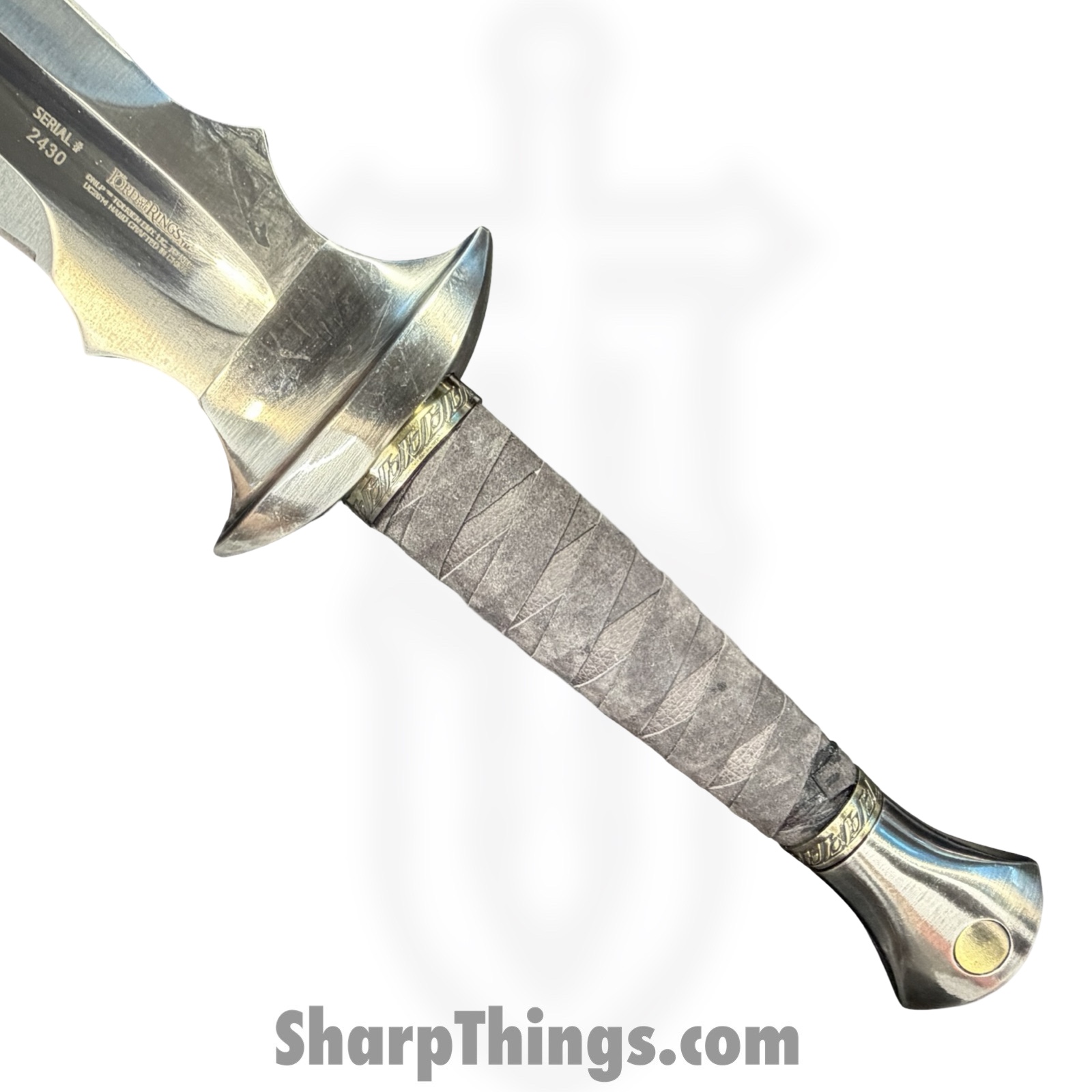 United Cutlery - UC2614 - LOTR Sword of Samwise - Stainless Satin Leaf - Leather - Black - Image 3