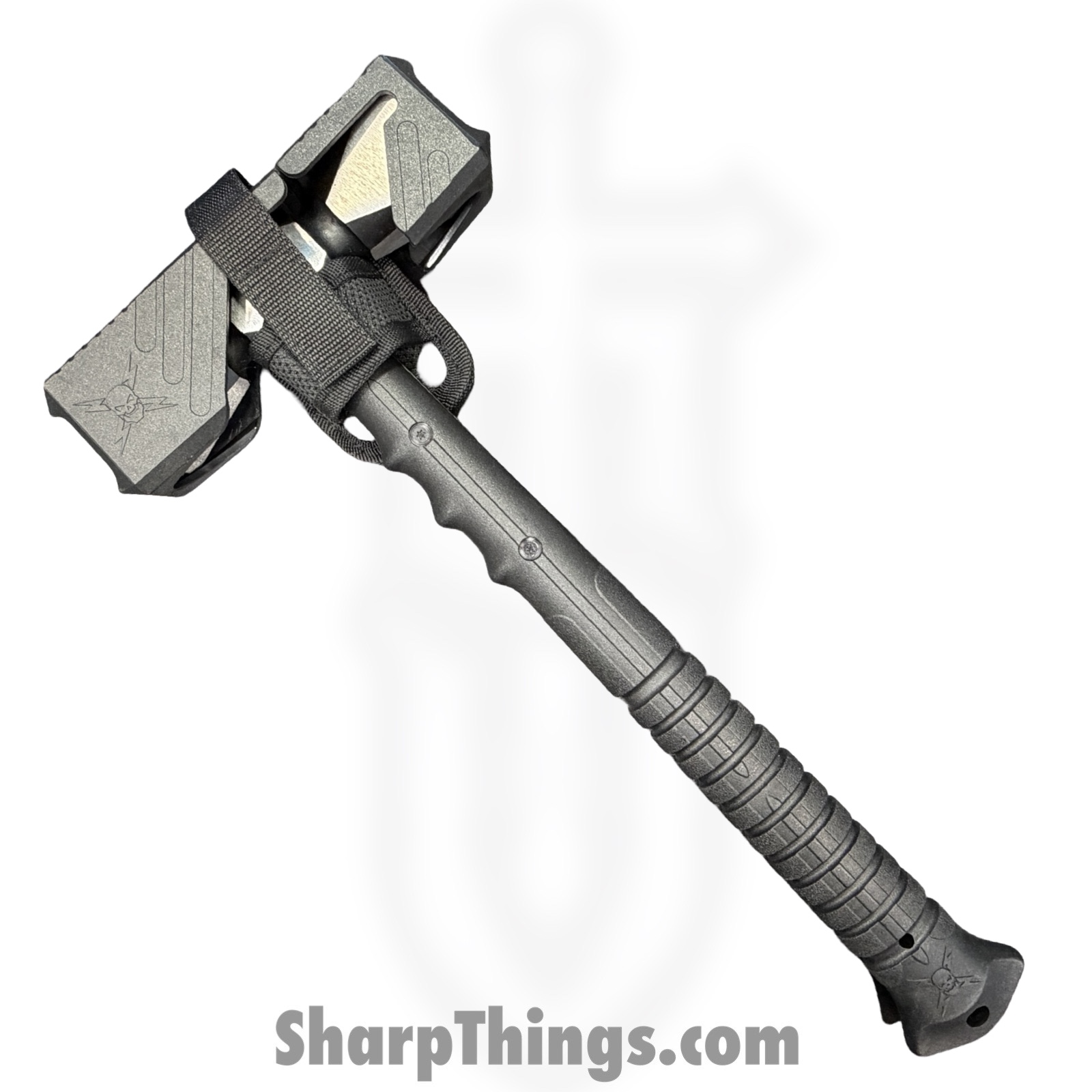 United Cutlery - UC3649 - Honshu Spiked War Hammer - 2Cr13 Two Tone - Nylon - Black