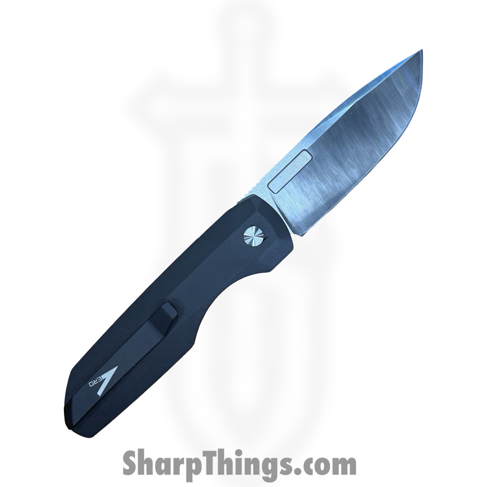 ProTech - VERO1210-LTD BLUE LINEN MIC - Vero Synapse Design - Automatic Knife - CPM MagnaCut Satin Drop Point - Linen Micarta - Blue - Image 2