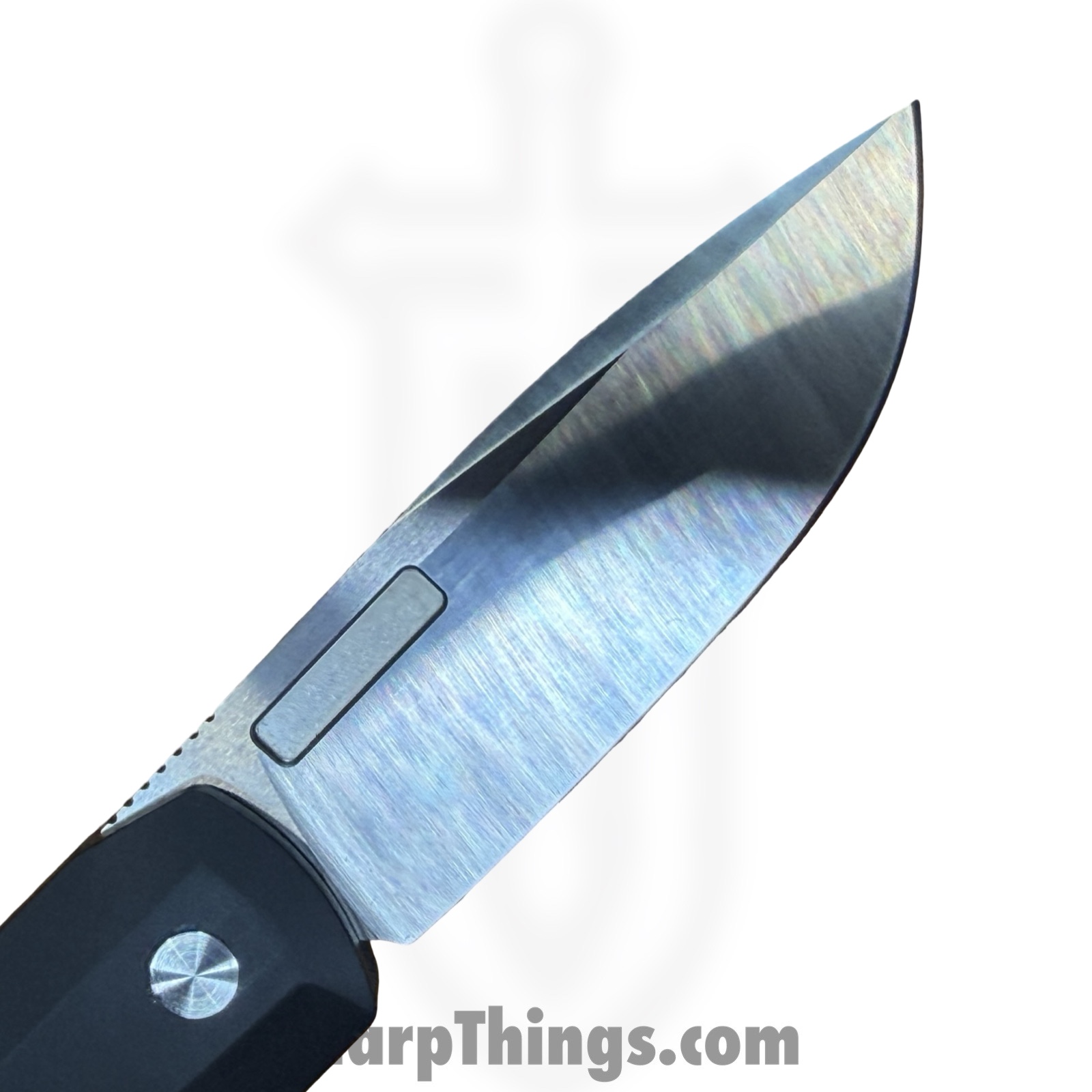 ProTech - VERO1210-LTD BLUE LINEN MIC - Vero Synapse Design - Automatic Knife - CPM MagnaCut Satin Drop Point - Linen Micarta - Blue - Image 6