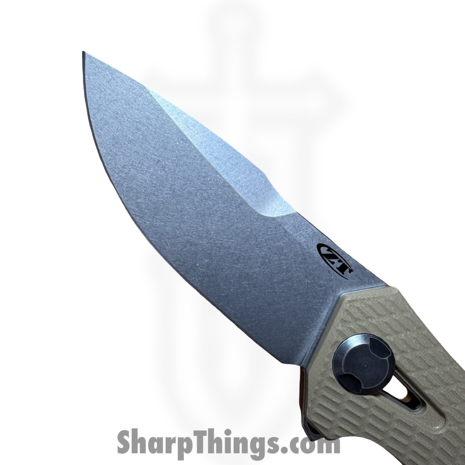 Zero Tolerance - 0308 - KVT Framelock - Folding Knife - CPM 20CV Stonewash Drop Point - G10 - Tan - Image 7