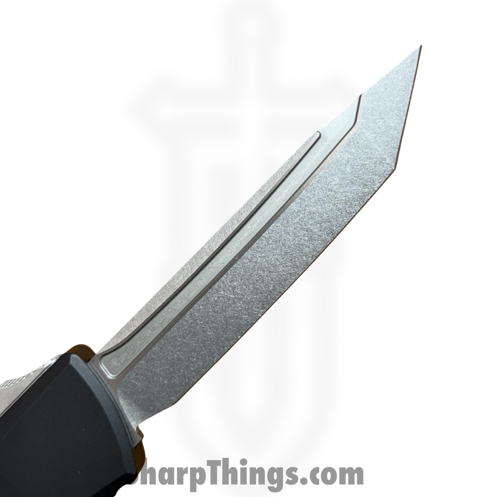 Microtech - 1144-10 - Combat Troodon Gen III - OTF Auto - M390MK Stonewash T/E - 6061-T6 Aluminum - Black - Image 7
